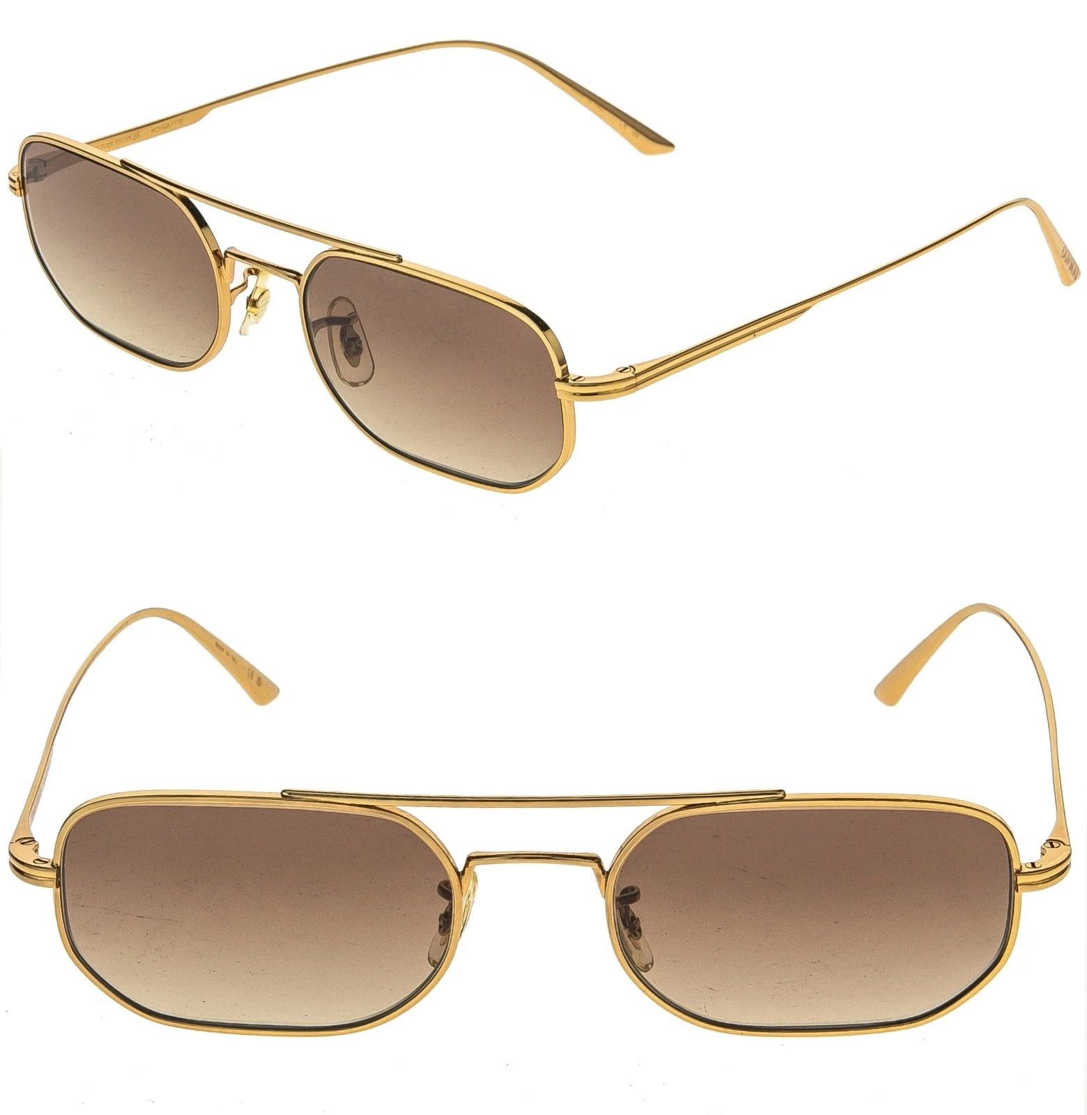 Oliver Peoples OLIVER PEOPLES OV1351S KHAITE 1989C 1351 Gold Vintage Size ONE SIZE - 1 Thumbnail