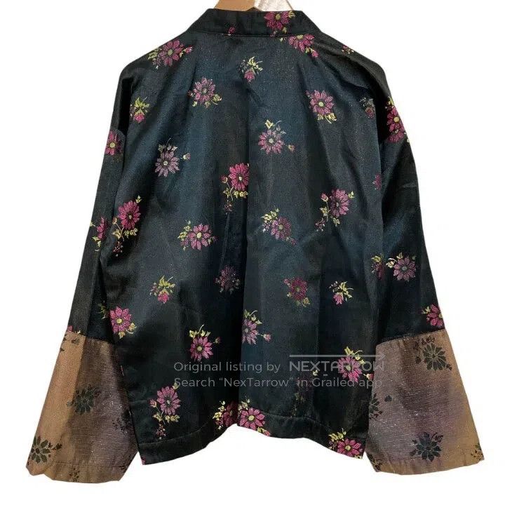 Comme des Garcons Comme Des Garcons Retro floral embroidery jacquard long sl Size S / US 4 / IT 40 - 2 Thumbnail
