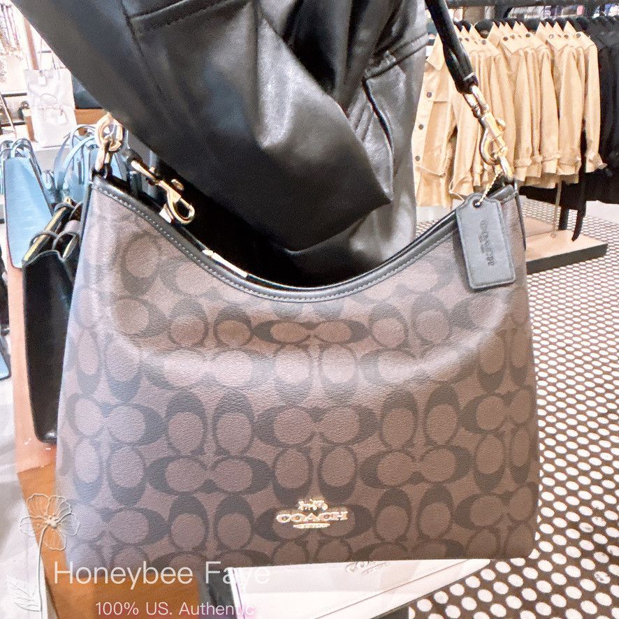 Coach Laurel Shoulder Bag In Signature Canvas CV975 Size ONE SIZE - 6 Thumbnail