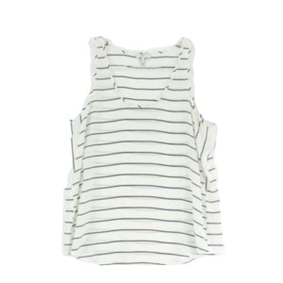 Joie Nautical Striped Silk Tank Top