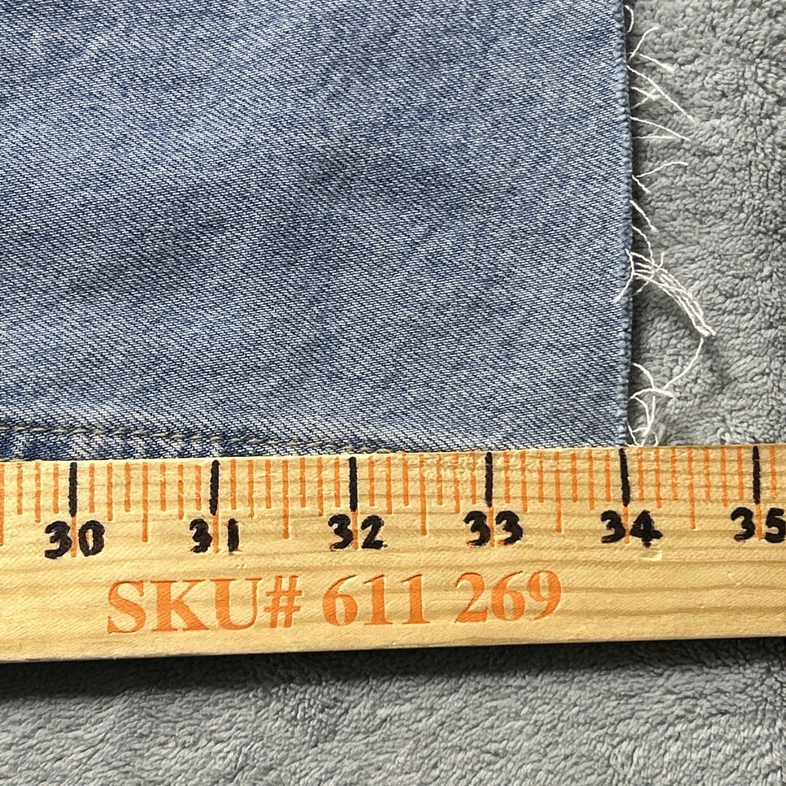 Levi's Beyond Baggy Jeans Womens 13 34x34 Wide Hamilton Raw Loose Size 34" / US 12 / IT 48 - 13 Thumbnail