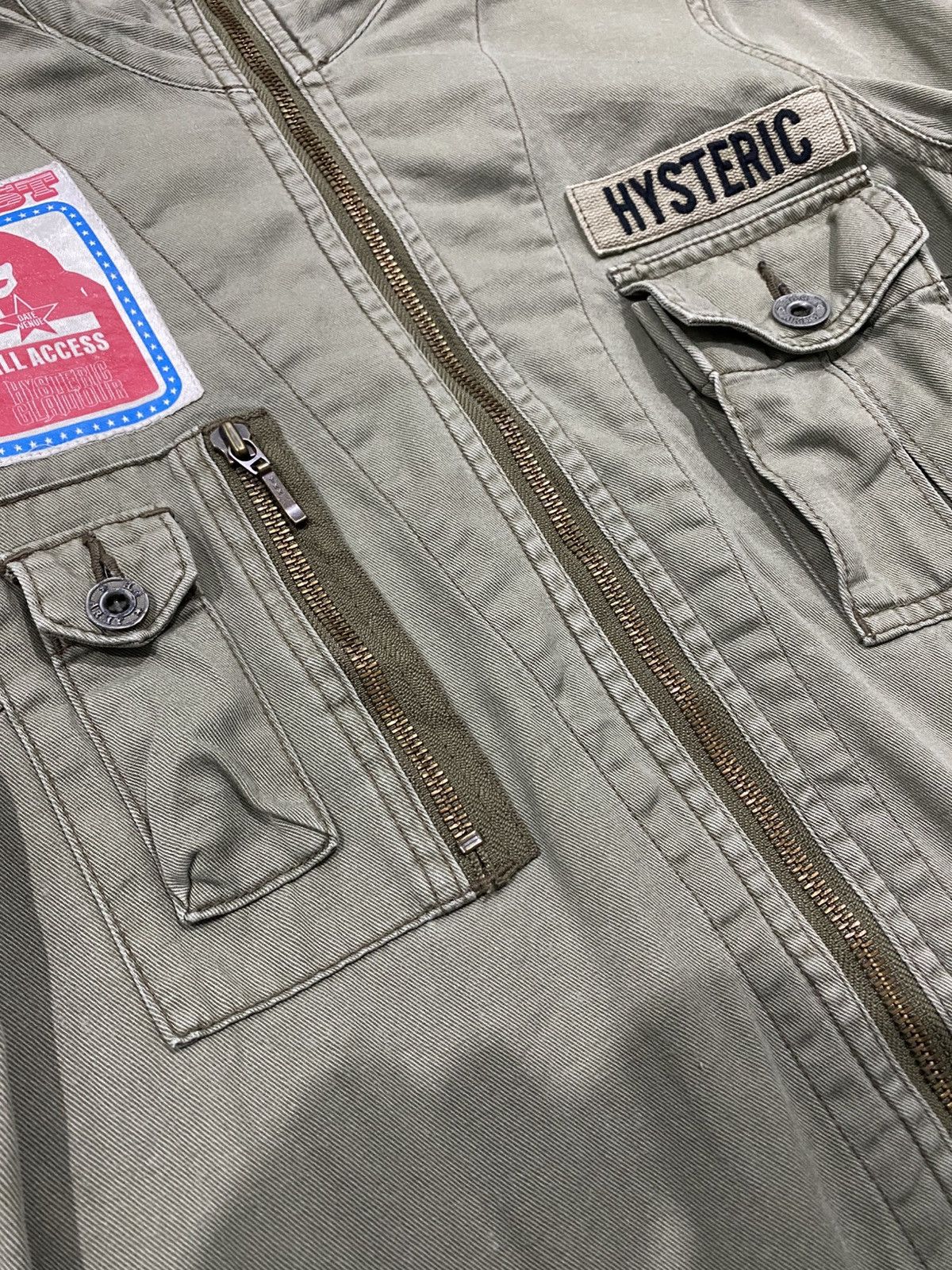 Hysteric Glamour Hysteric Glamour Army Jacket Punk Style Size US S / EU 44-46 / 1 - 8 Thumbnail