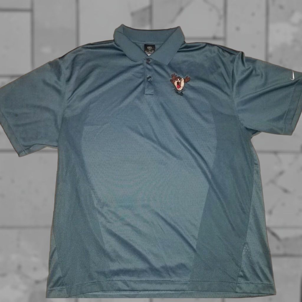 Vintage Nike Polo Golf Shirt NikeFit Dry Men's XL Blue Golf Apparel Size US XL / EU 56 / 4 - 1 Thumbnail