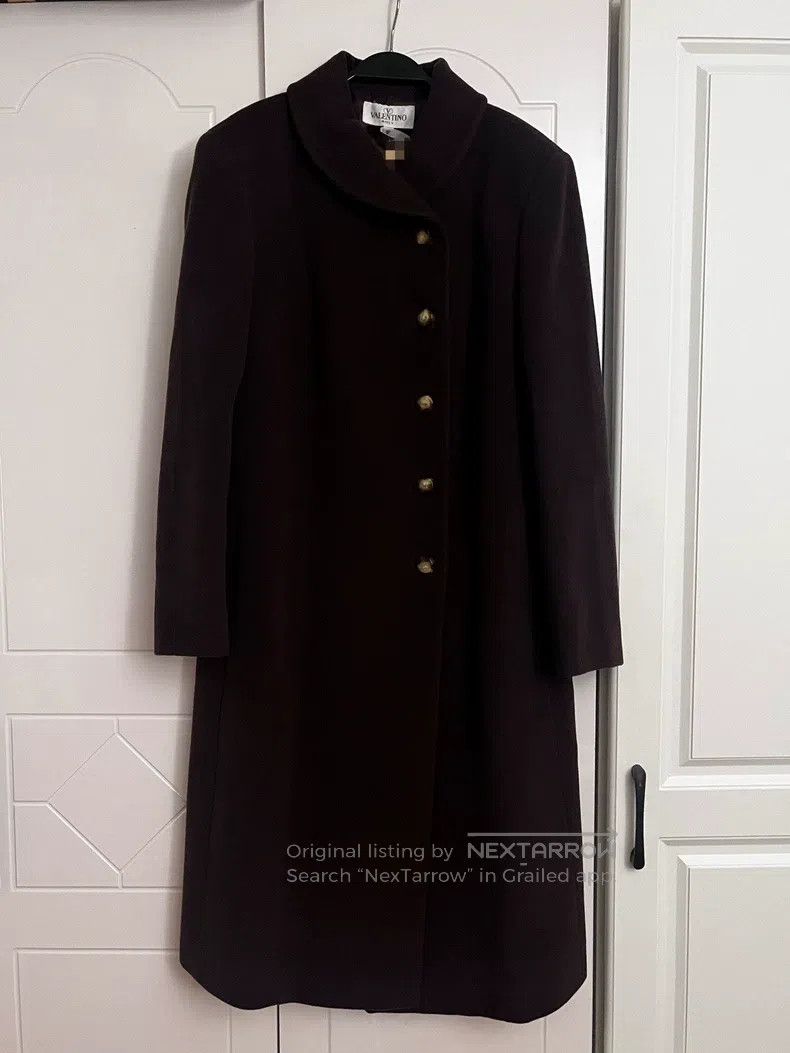 Valentino Valentino Chocolate wool coat Size S / US 4 / IT 40 - 1 Thumbnail