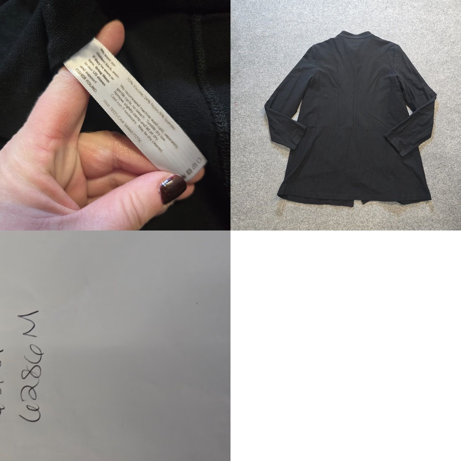 Eileen Fisher Eileen Fisher Jacket Women L Black Cardigan Pocket Buttons Lagenlook Capsule Monaural Size L / US 10 / IT 46 - 8 Thumbnail