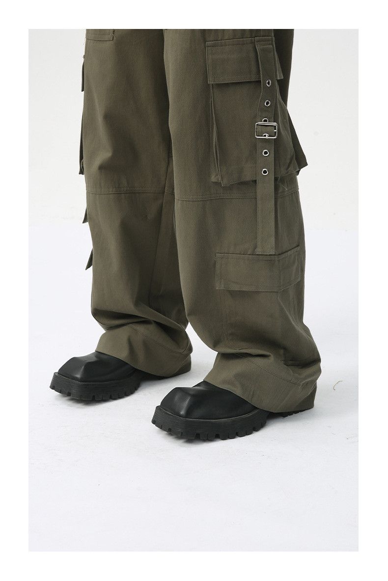 Japanese Brand Men's Cargo Pants Multi Pocket Size US 33 - 5 Thumbnail