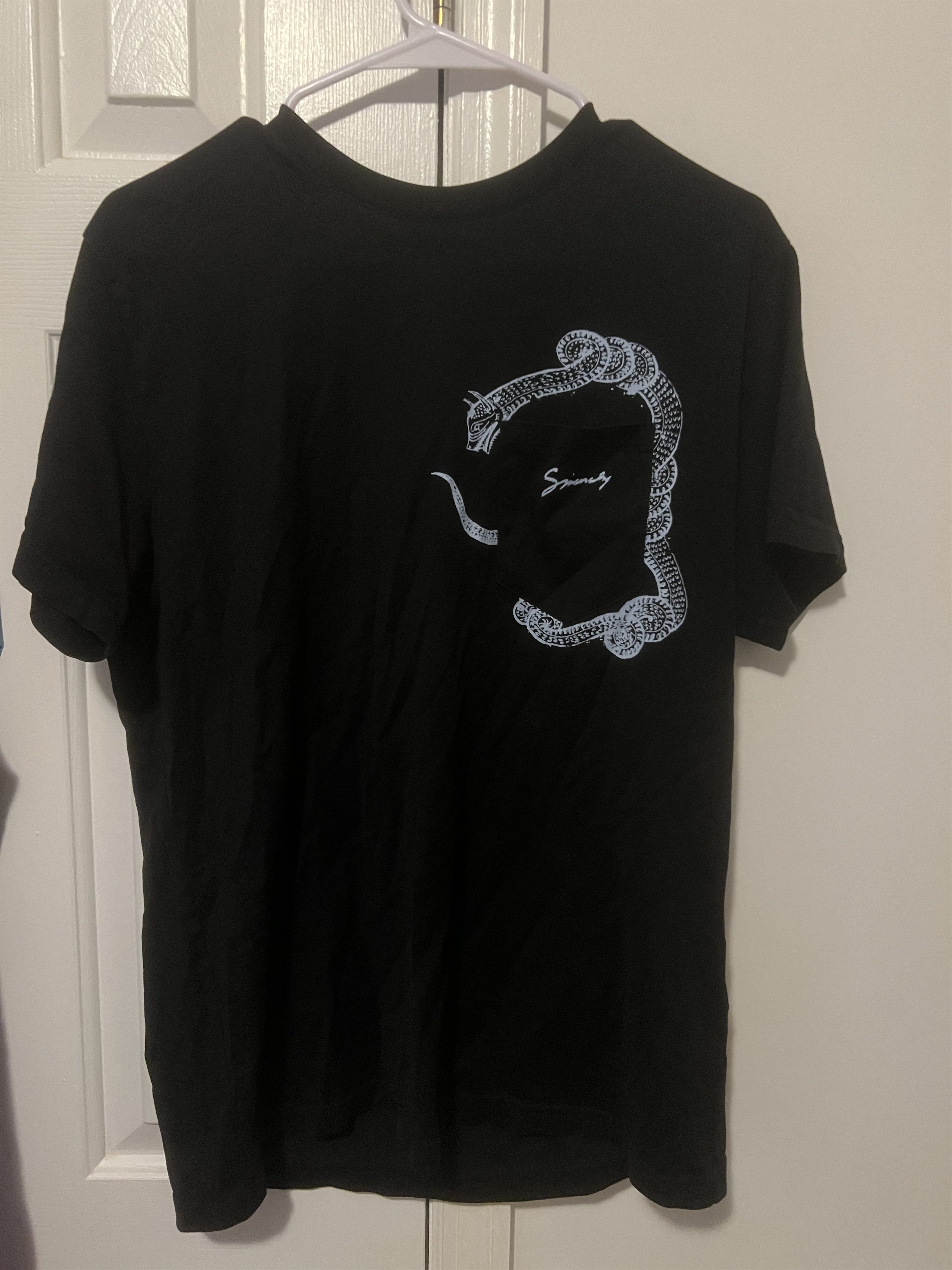 Givenchy Givenchy Snake Logo Pocket Tee Size US XS / EU 42 / 0 - 1 Thumbnail