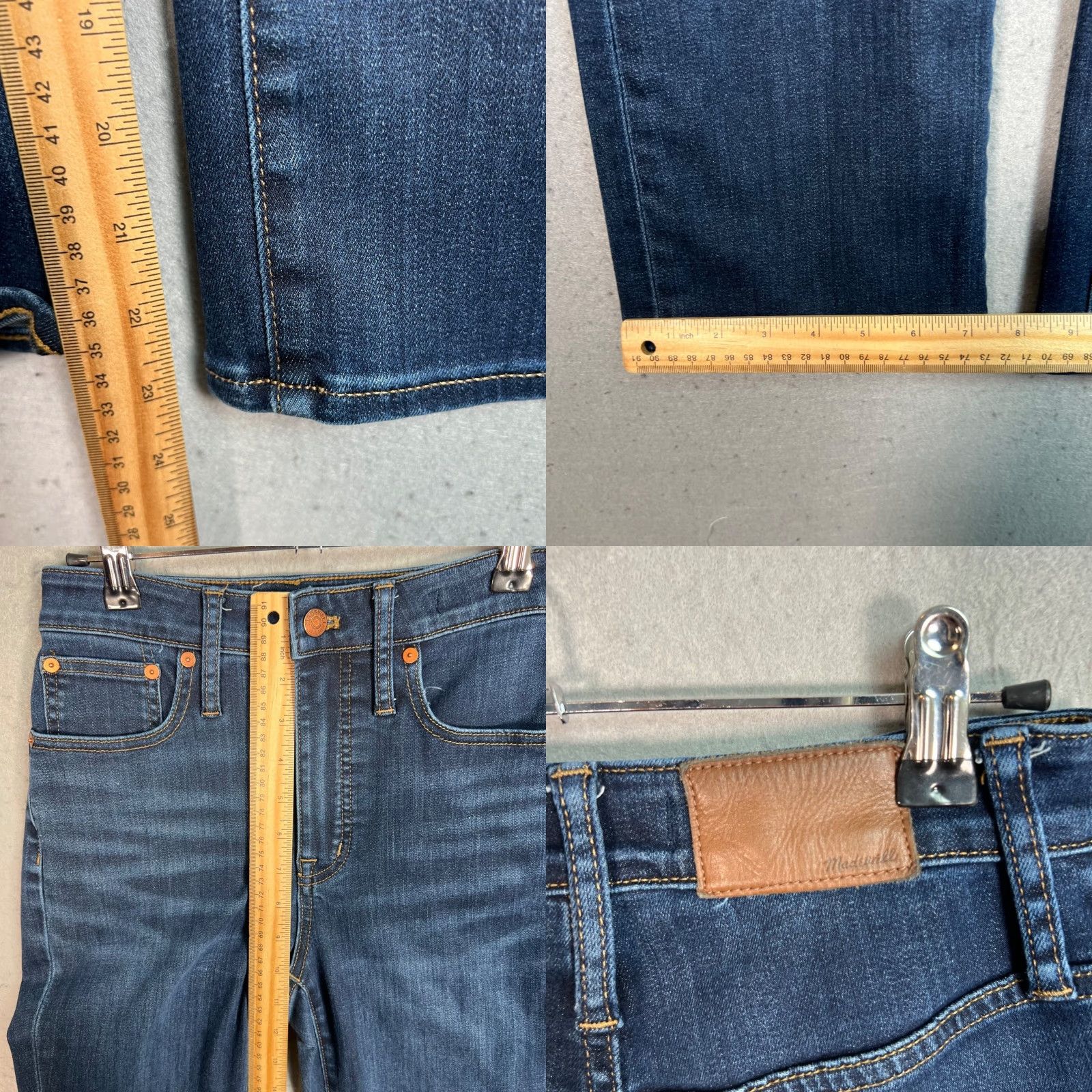 Madewell VINTAGE Madewell Womens High-Rise Cali Demi-Boot Jeans Size 24 Blue Denim Bootcut Casual Size 42" / US 20 - 8 Thumbnail