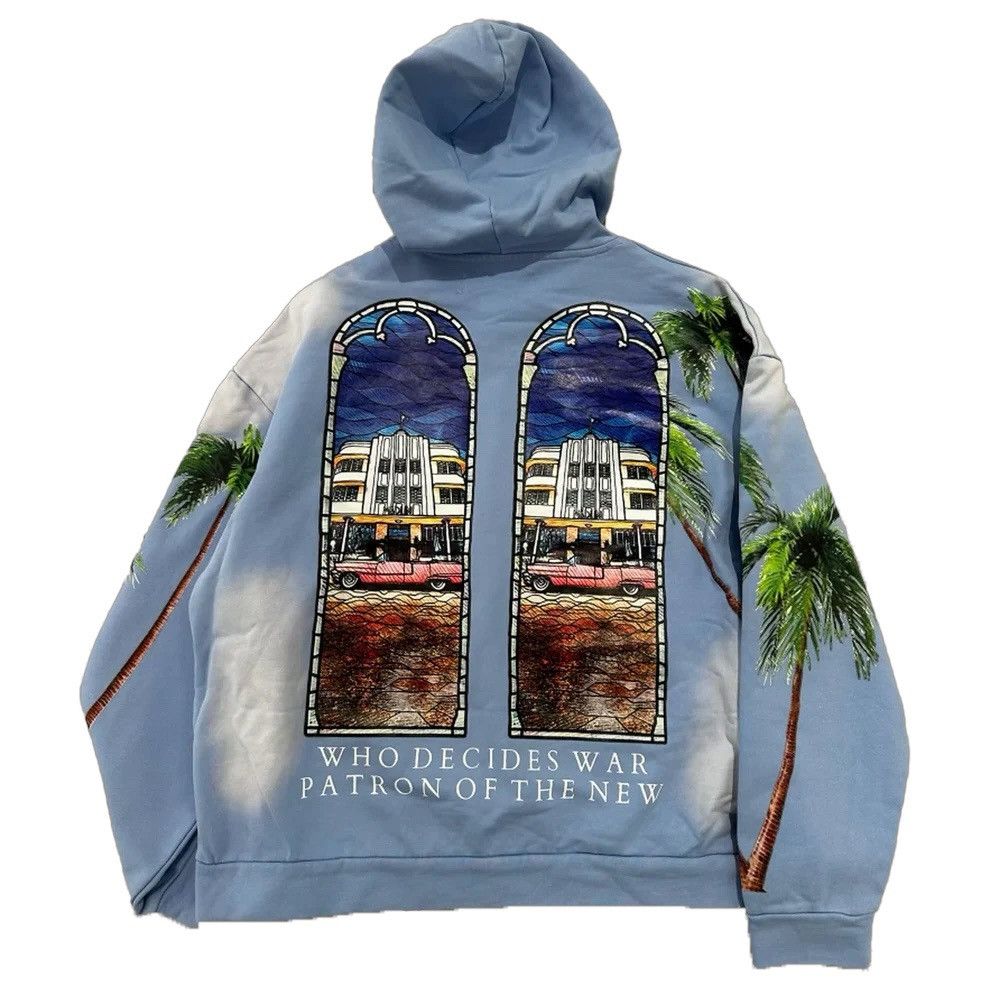 Who Decides War Who Decides War Palm Tree Patron Of The New Blue Hoodie Size US M / EU 48-50 / 2 - 2 Thumbnail