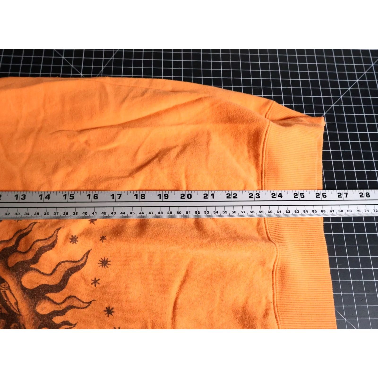 Logo 7 Sublime Sweatshirt Women's XL Orange Tribal Sun Logo Lightweight Retro Crewneck Size XL / US 12-14 / IT 48-50 - 6 Thumbnail