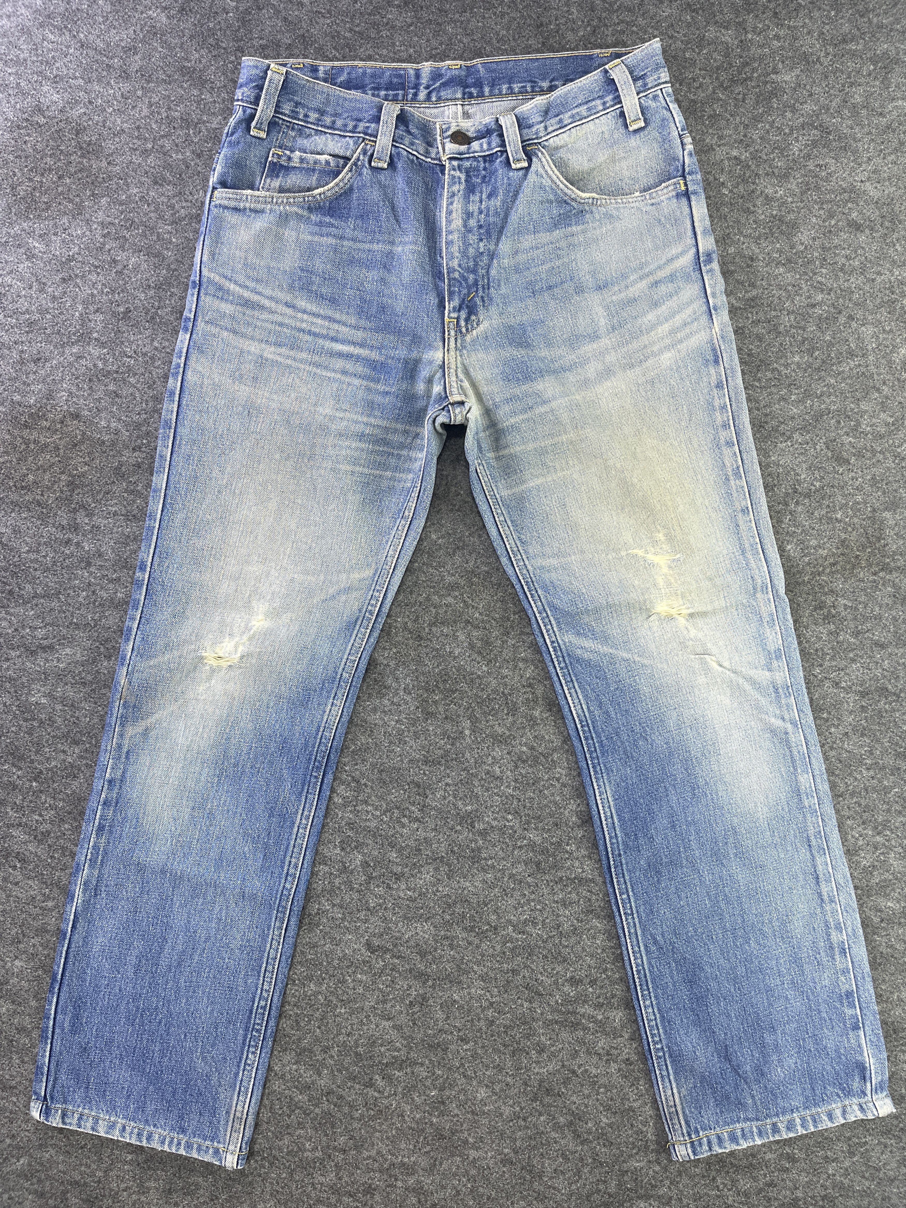 Levi's Vintage Levis 519 Distressed Jeans - J964 Size US 31 - 1 Thumbnail