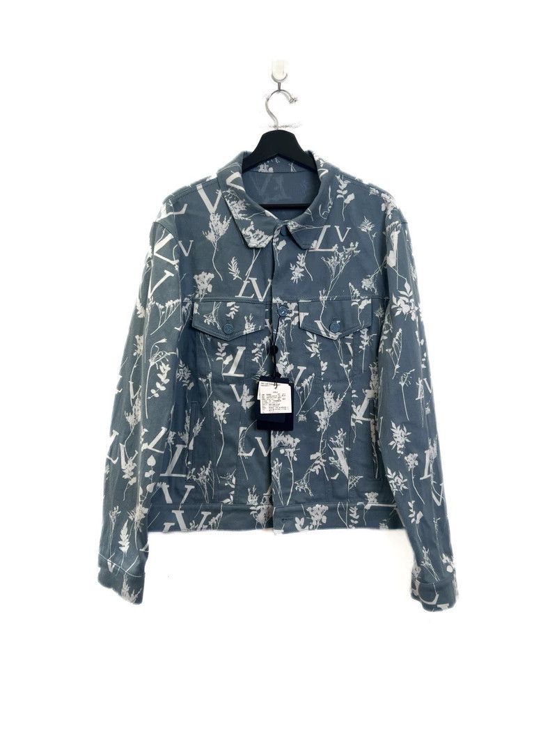 Louis Vuitton Louis Vuitton Plant monogrammed denim jacket Size US L / EU 52-54 / 3 - 2 Thumbnail