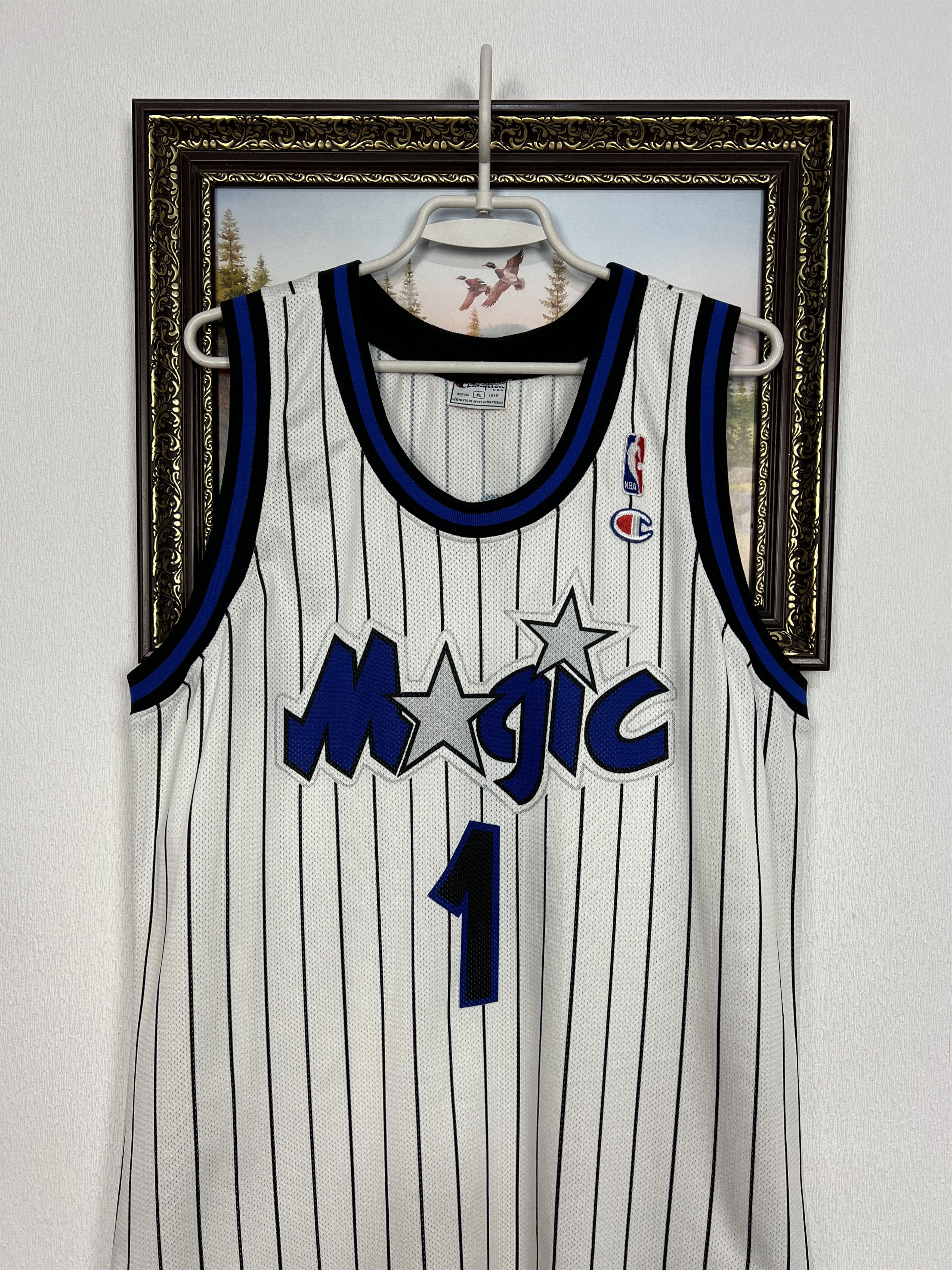 Champion Vintage Champion Orlando Magic NBA Jersey A. Hardaway Shirt Size US XL / EU 56 / 4 - 2 Thumbnail