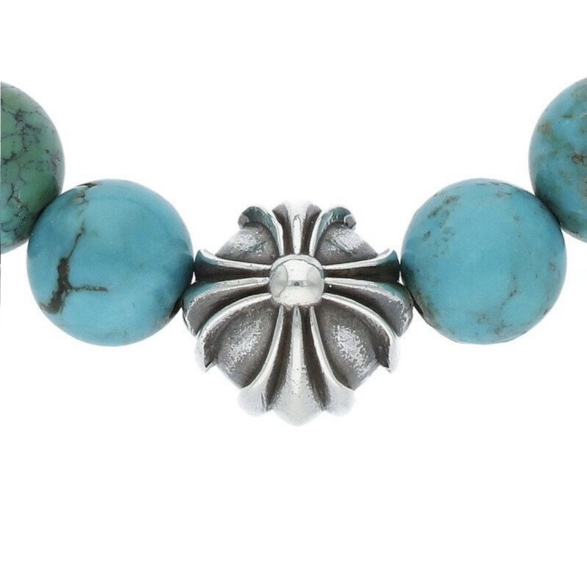 Chrome Hearts Chrome Hearts Turquoise Bead Bracelet Size ONE SIZE - 4 Thumbnail
