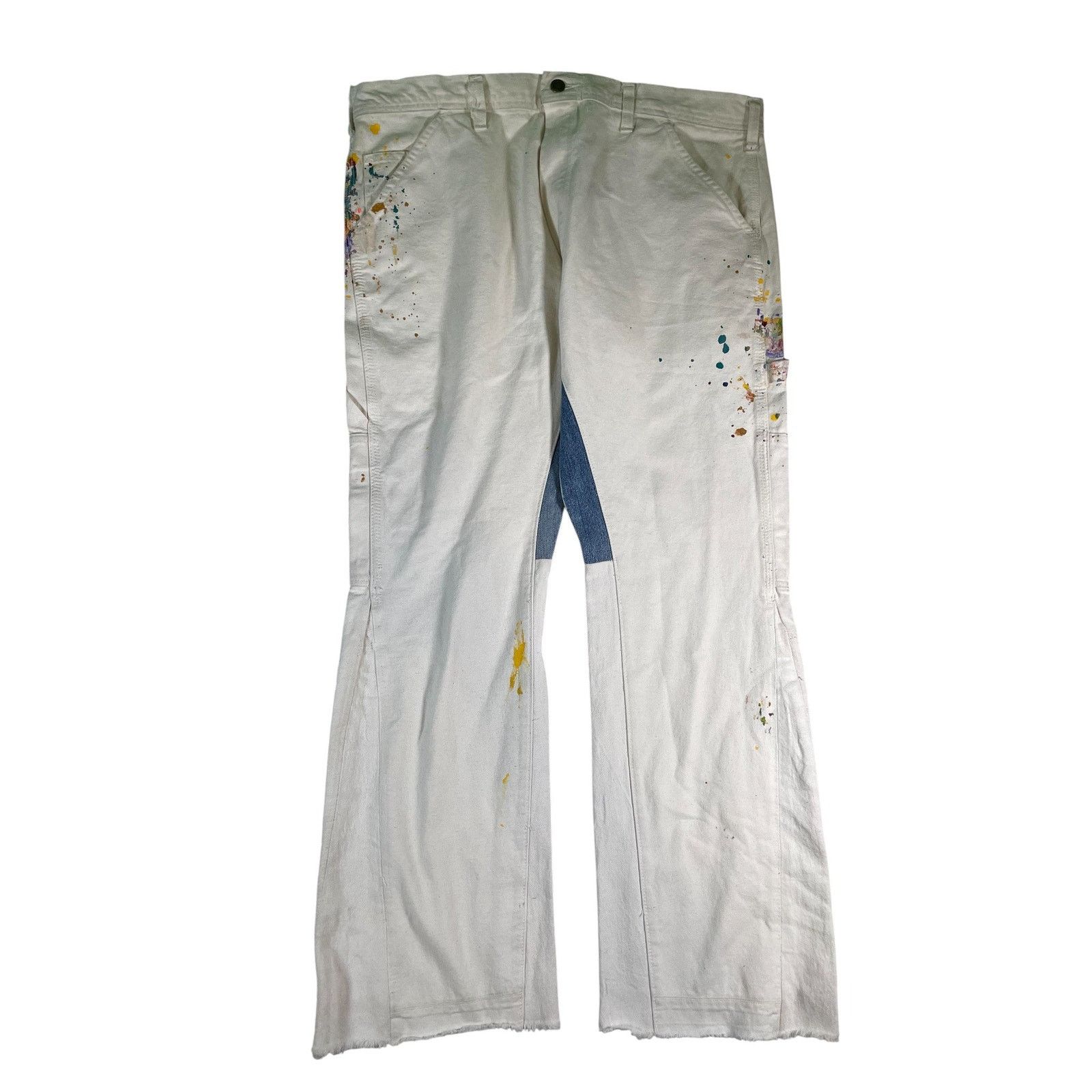 Gallery Dept. Gallery Dept. Flared Splatter White Jeans Size US 36 / EU 52 - 1 Thumbnail
