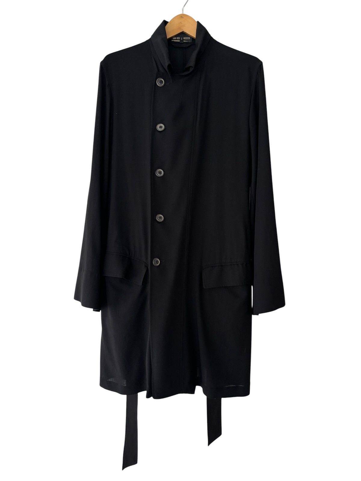 Ann Demeulemeester Ann Demeulemeester Draped Trench Coat Double Front Size US S / EU 44-46 / 1 - 4 Thumbnail