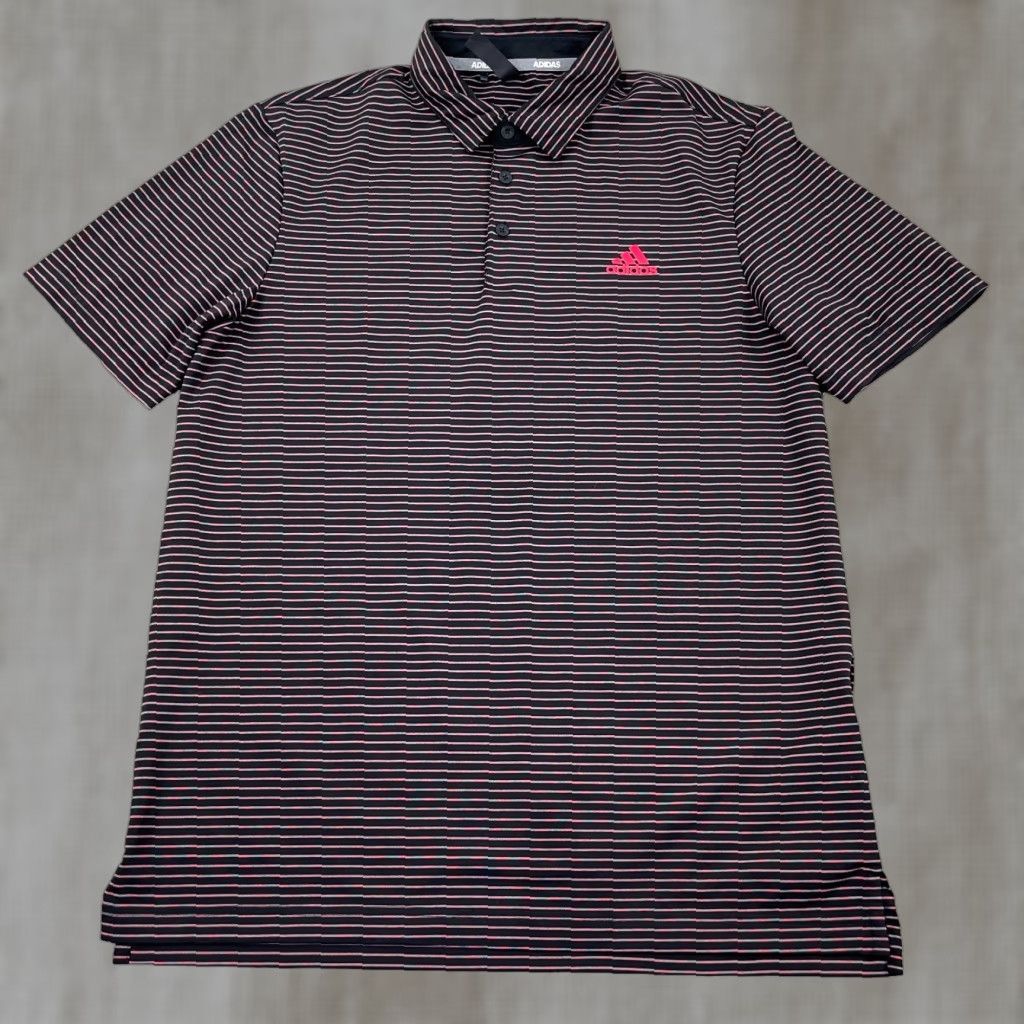 Adidas Adidas Polo Shirt Men M Black Pink Performance Golf Plain Wicking Clima Shirt Polo Size US M / EU 48-50 / 2 - 1 Thumbnail