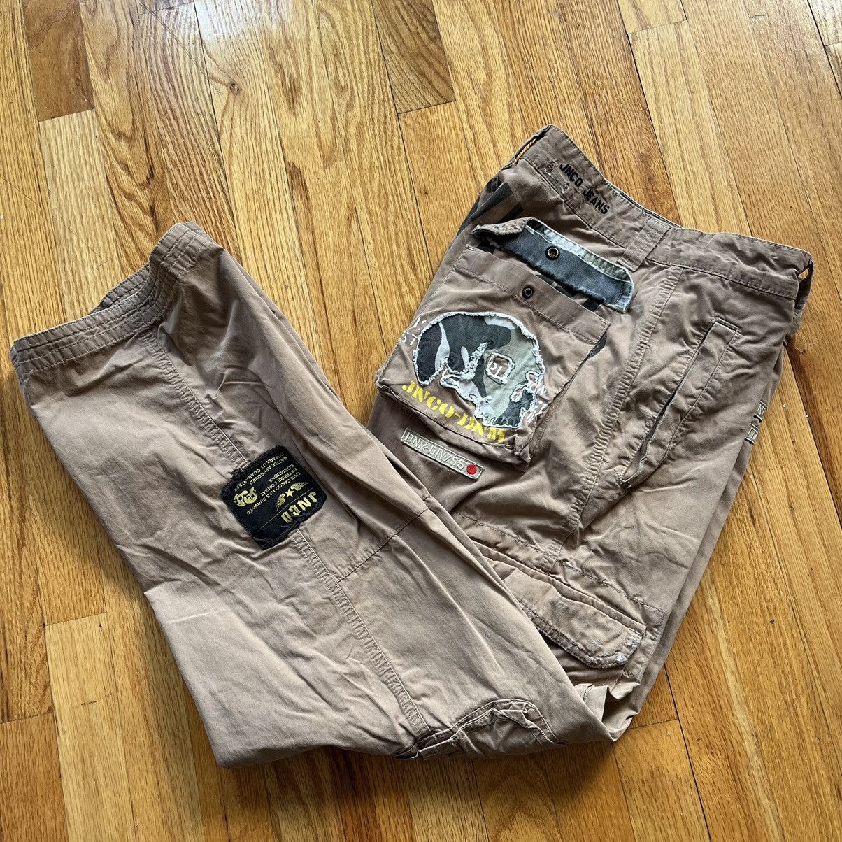 image of Men’S Jnco Cargo Pants in Khaki, Men's (Size 30)