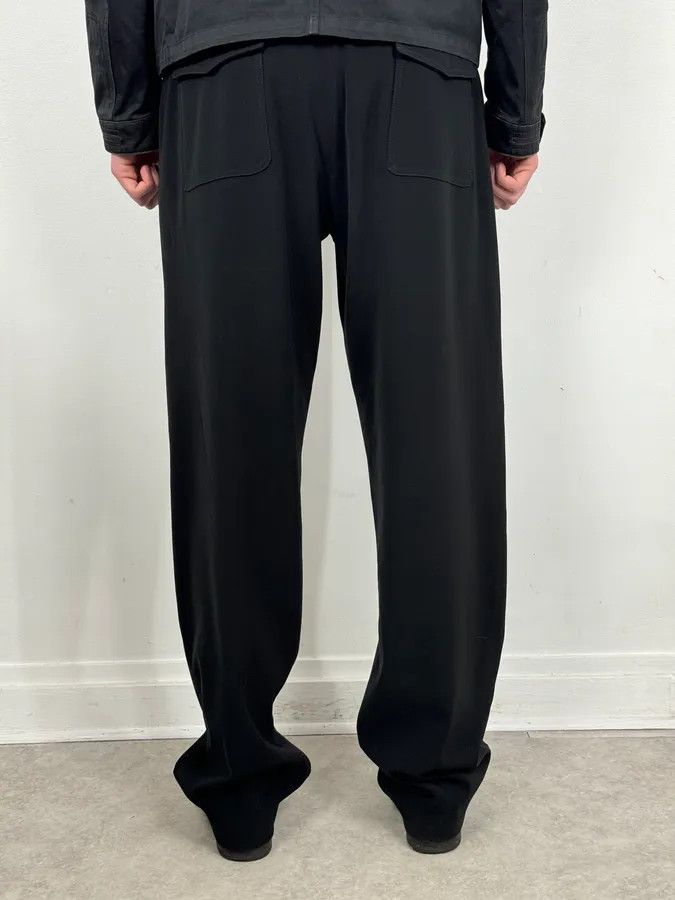 Armani Collezioni SS2006 Armani Collezioni Black Cozy Pants Size US 34 / EU 50 - 3 Thumbnail