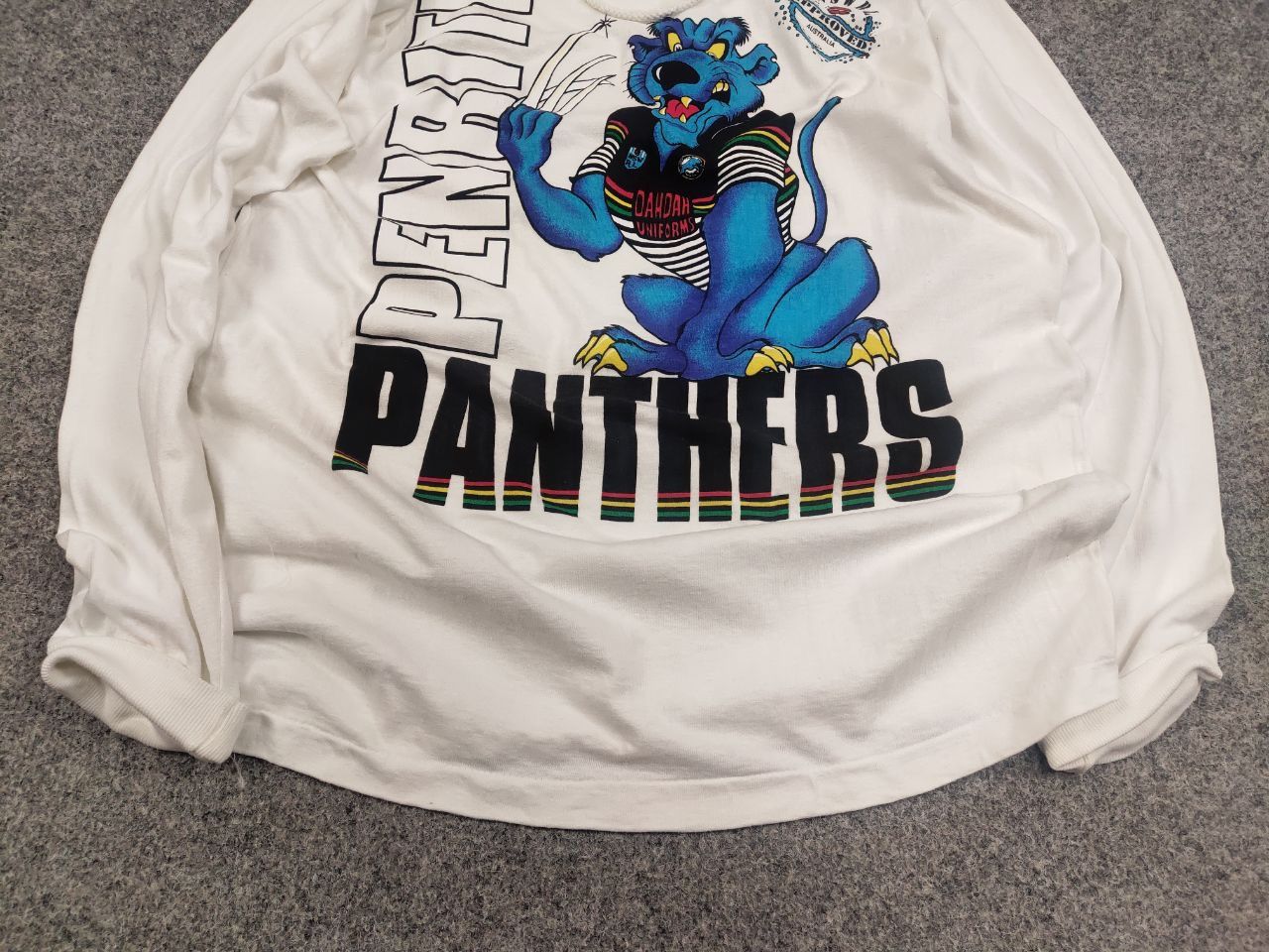 Canterbury of New Zealand Vintage Penrith Panthers NSWRL Approved long sleeve Hoodie Size US L / EU 52-54 / 3 - 7 Thumbnail