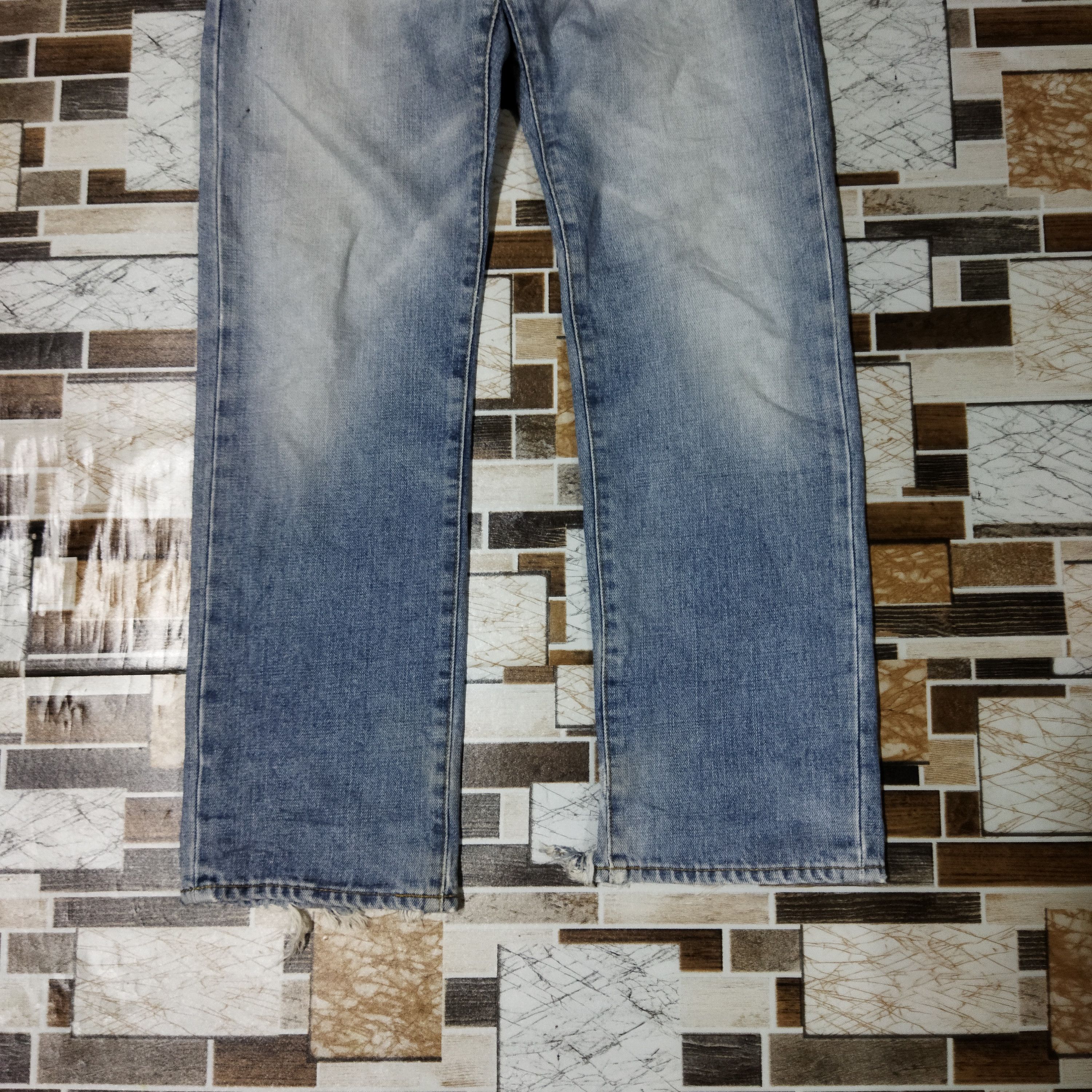 Japanese Brand × Vintage VINTAGE JAPANESE DISTRESSED LIGHT BLUE JEANS PANTS Size US 28 / EU 44 - 3 Thumbnail