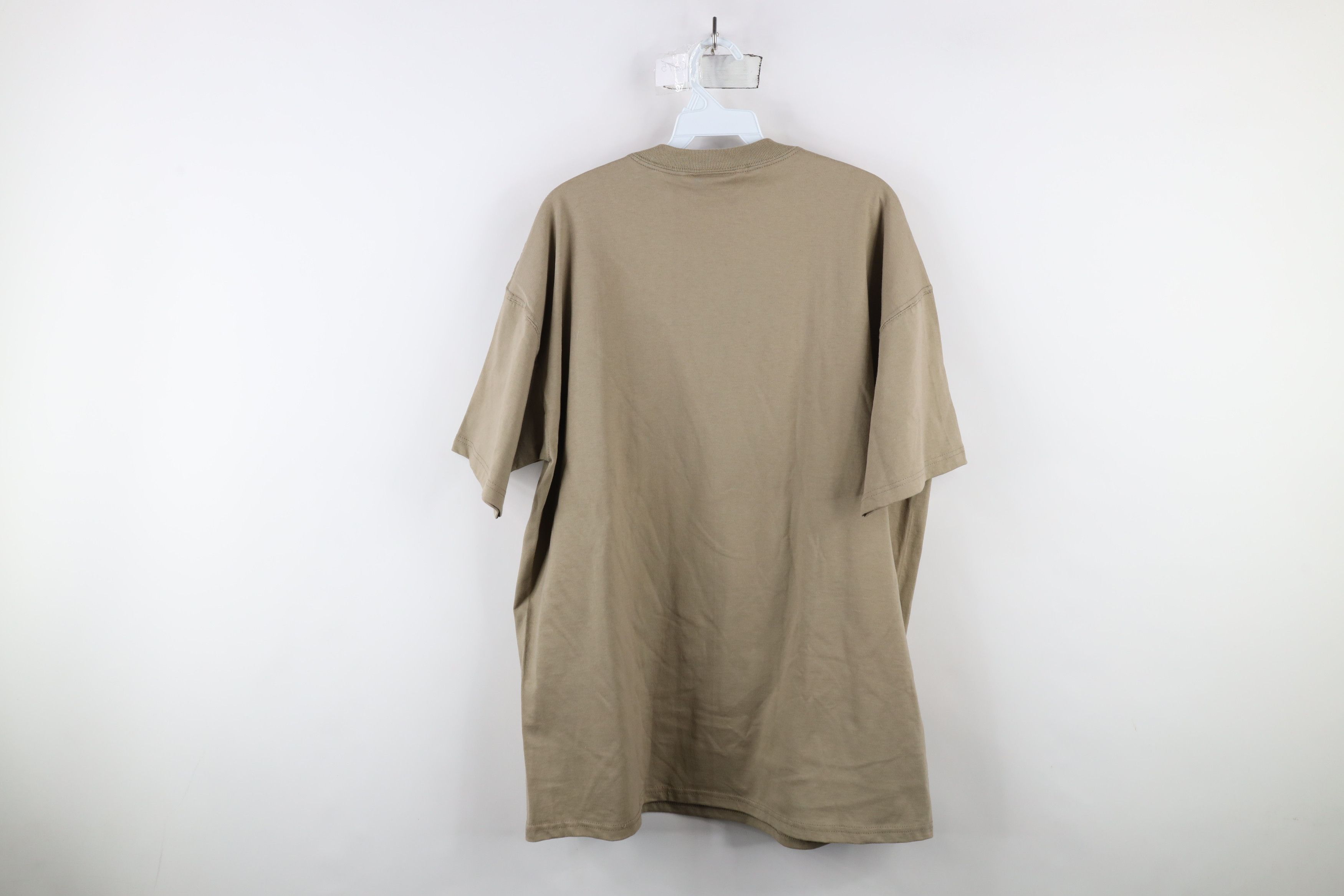 Russell Athletic × Vintage Vintage 90s Russell Athletic Pocket T-Shirt Beige Cotton Size US L / EU 52-54 / 3 - 9 Thumbnail