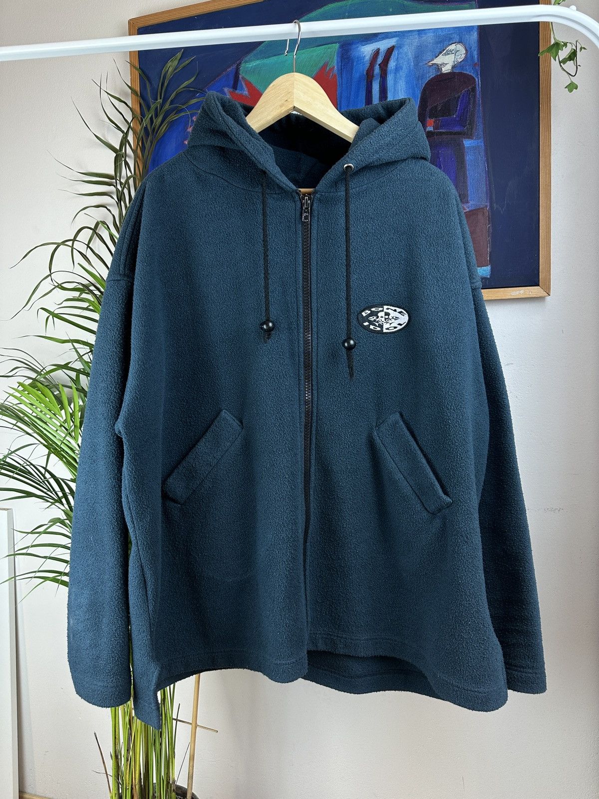 Other Vintage Bone Idol skate 2000s zip fleece hoodie Size US L / EU 52-54 / 3 - 1 Thumbnail