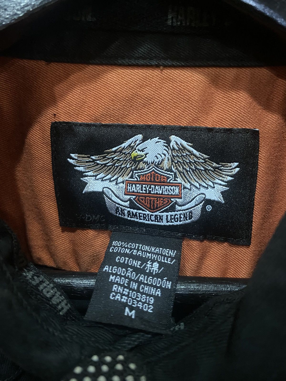 Harley Davidson Vintage 2007 Harley-Davidson Sleeveless Button-Up Vest Size US M / EU 48-50 / 2 - 12 Thumbnail