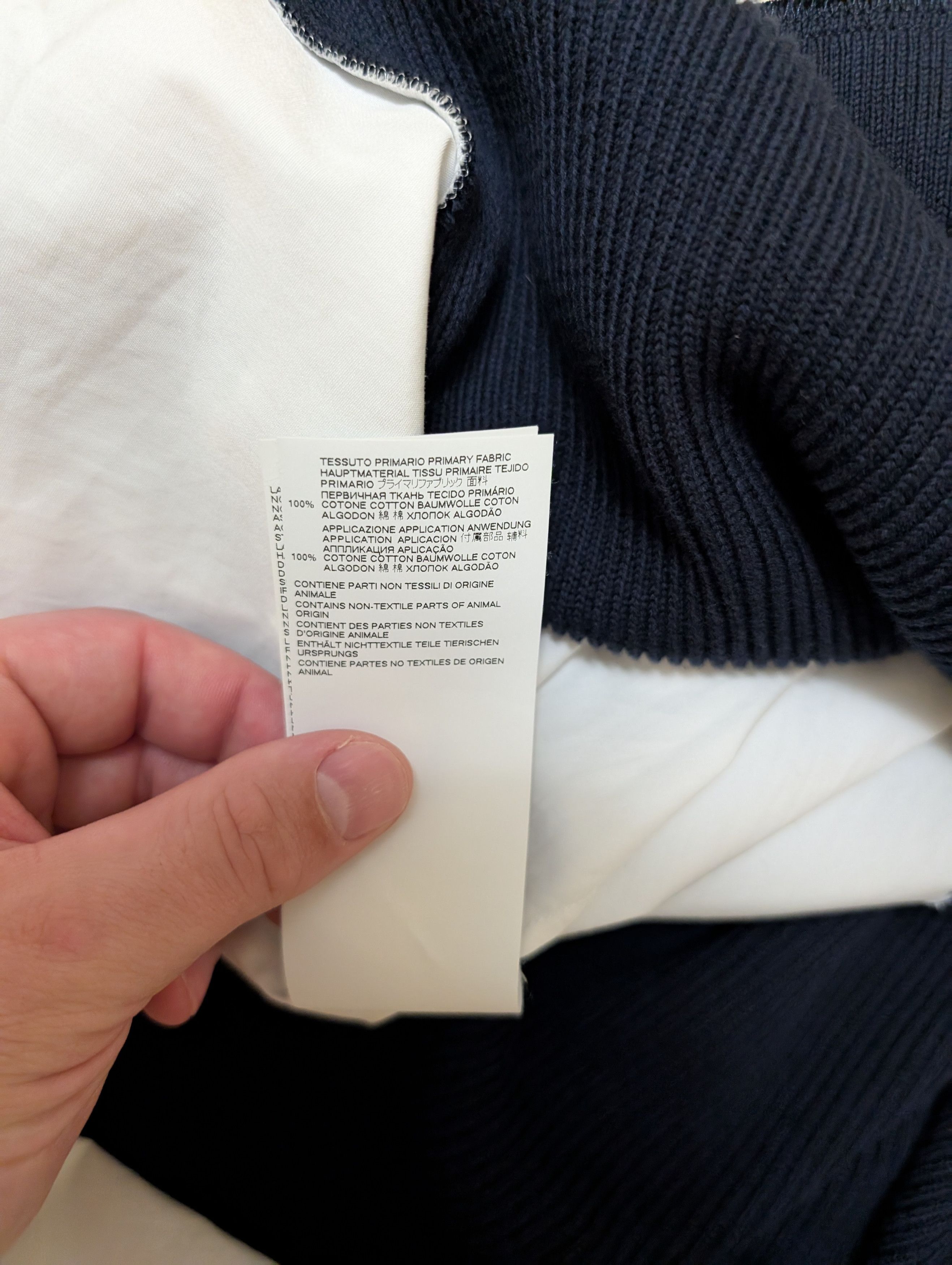Maison Margiela Maison Margiela Blue Knit Midi Shirt Dress XS Size XS / US 0-2 / IT 36-38 - 6 Thumbnail