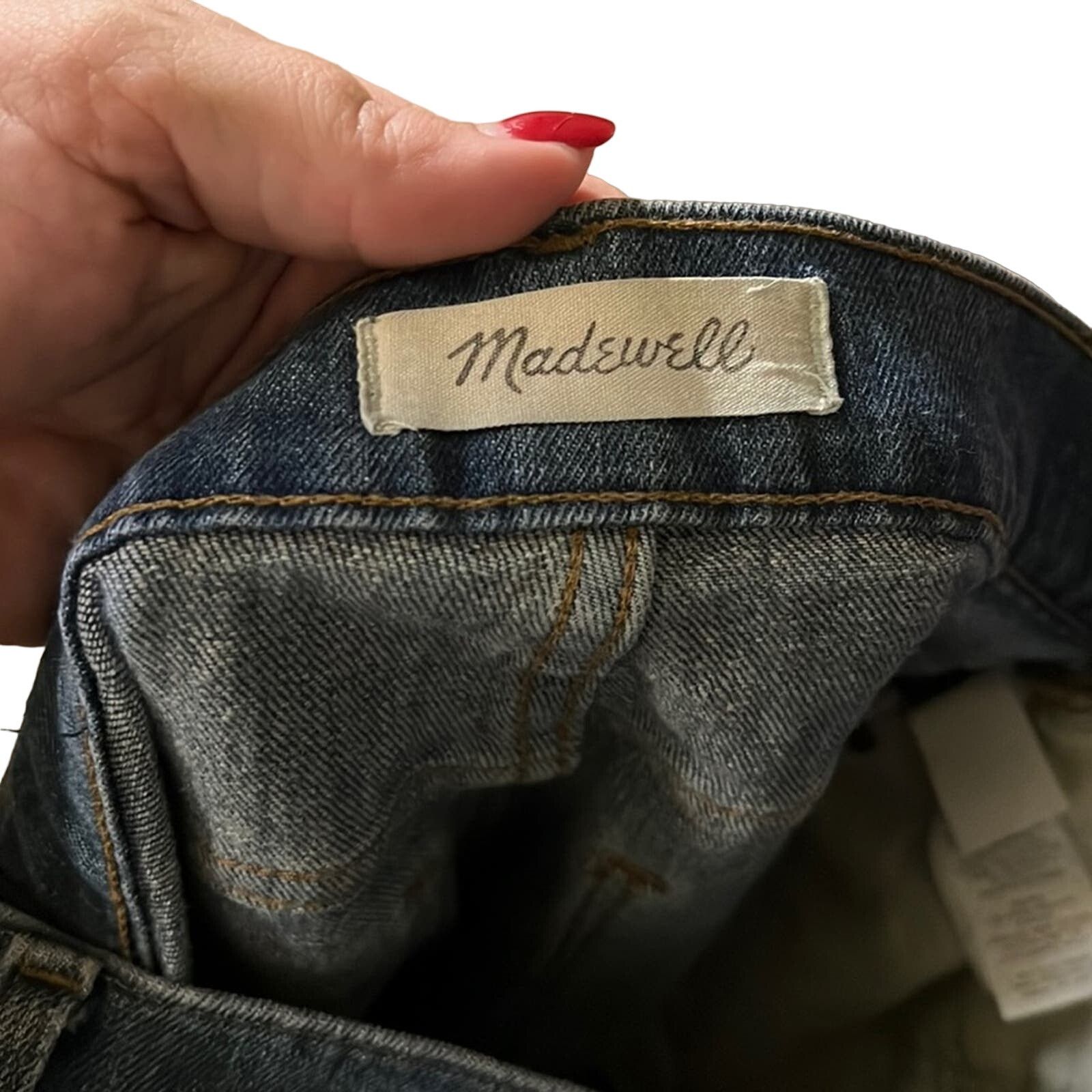 Madewell MADEWELL mom jean raw hem shorts 27 Size 27" / US 4 / IT 40 - 2 Thumbnail
