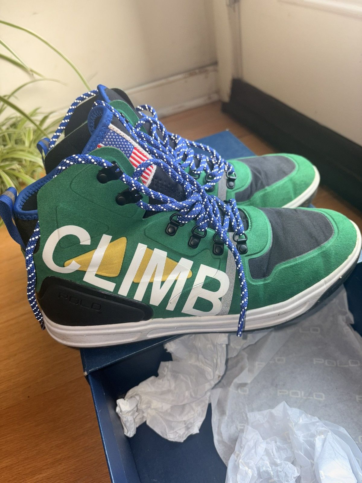 Polo Ralph Lauren Polo Ralph Lauren Climb Alpine 200 SK-ATH Green MU Shoes 9 Size US 9 / EU 42 - 3 Thumbnail