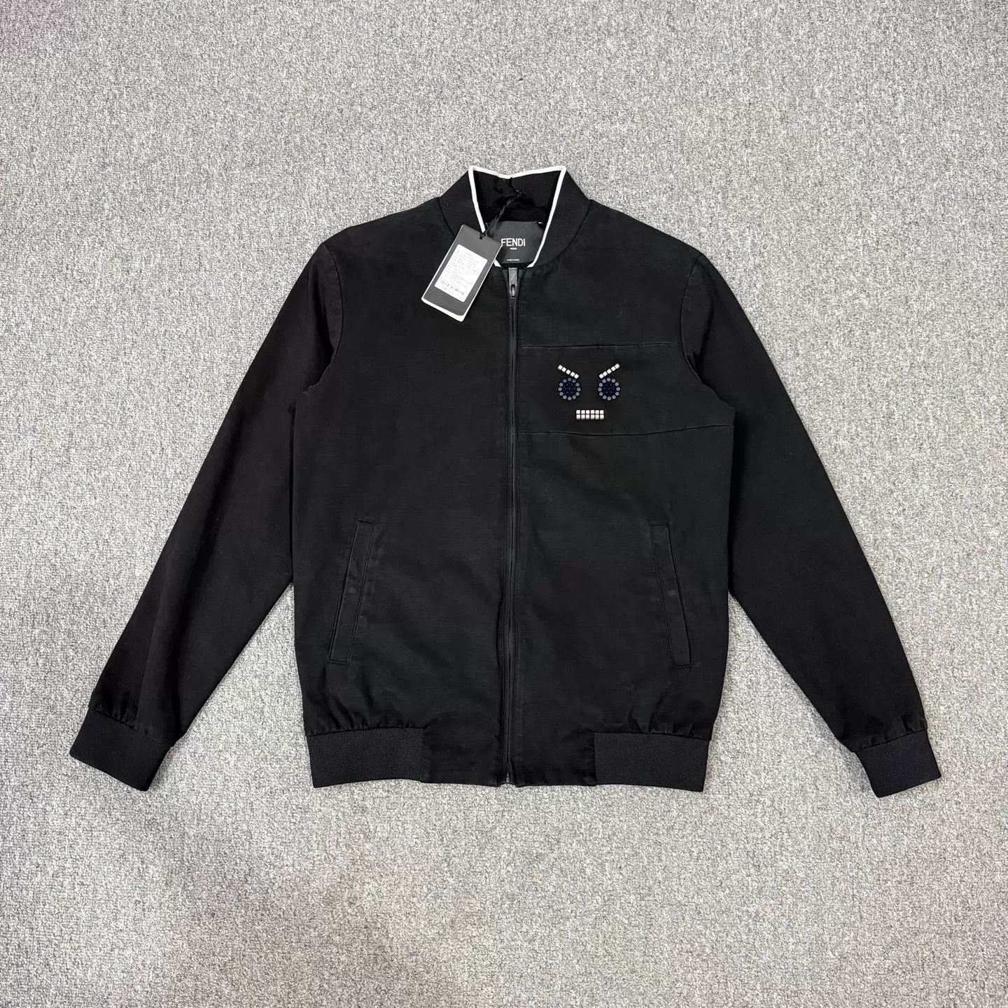 Fendi Fendi Black Devil Jacket 50 NWT Size US M / EU 48-50 / 2 - 1 Thumbnail