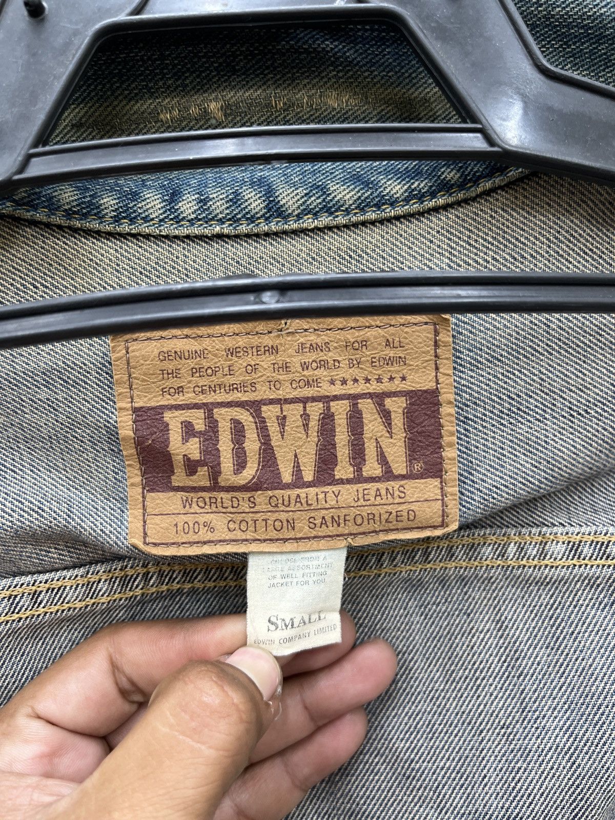 Edwin 🔥🔥🔥STEALS EDWIN DENIM TRUCKER JACKET Size S / US 4 / IT 40 - 8 Thumbnail
