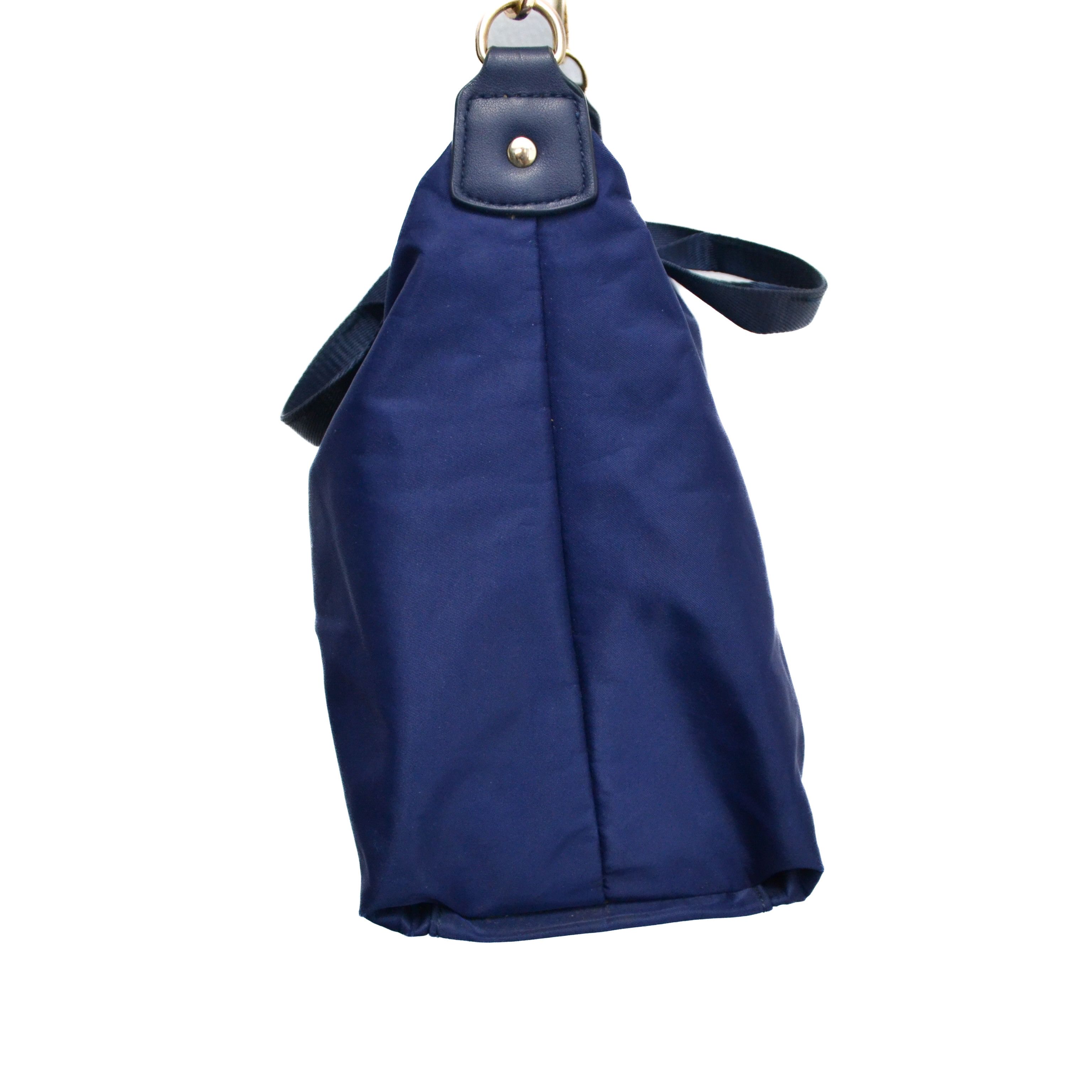 Marithe + Francois Girbaud Marithe+Francois Girbaud Designer Blue Navy Nylon Bag Size ONE SIZE - 4 Thumbnail
