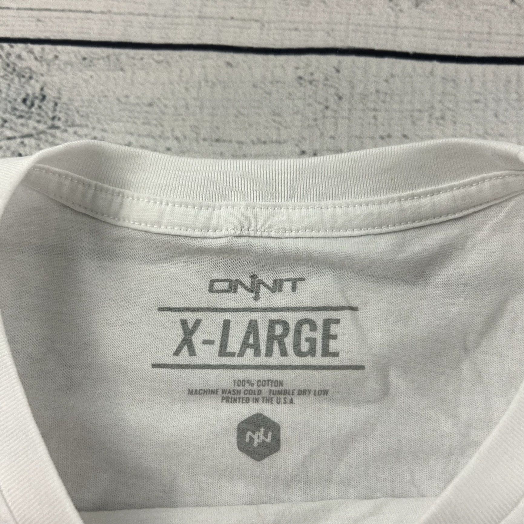 Vintage ONNIT T-Shirt Short Sleeve Men XL White Shirt Mens XL White ONNIT T-Shirt Short Sleeve Mens XL White Size US XL / EU 56 / 4 - 2 Thumbnail