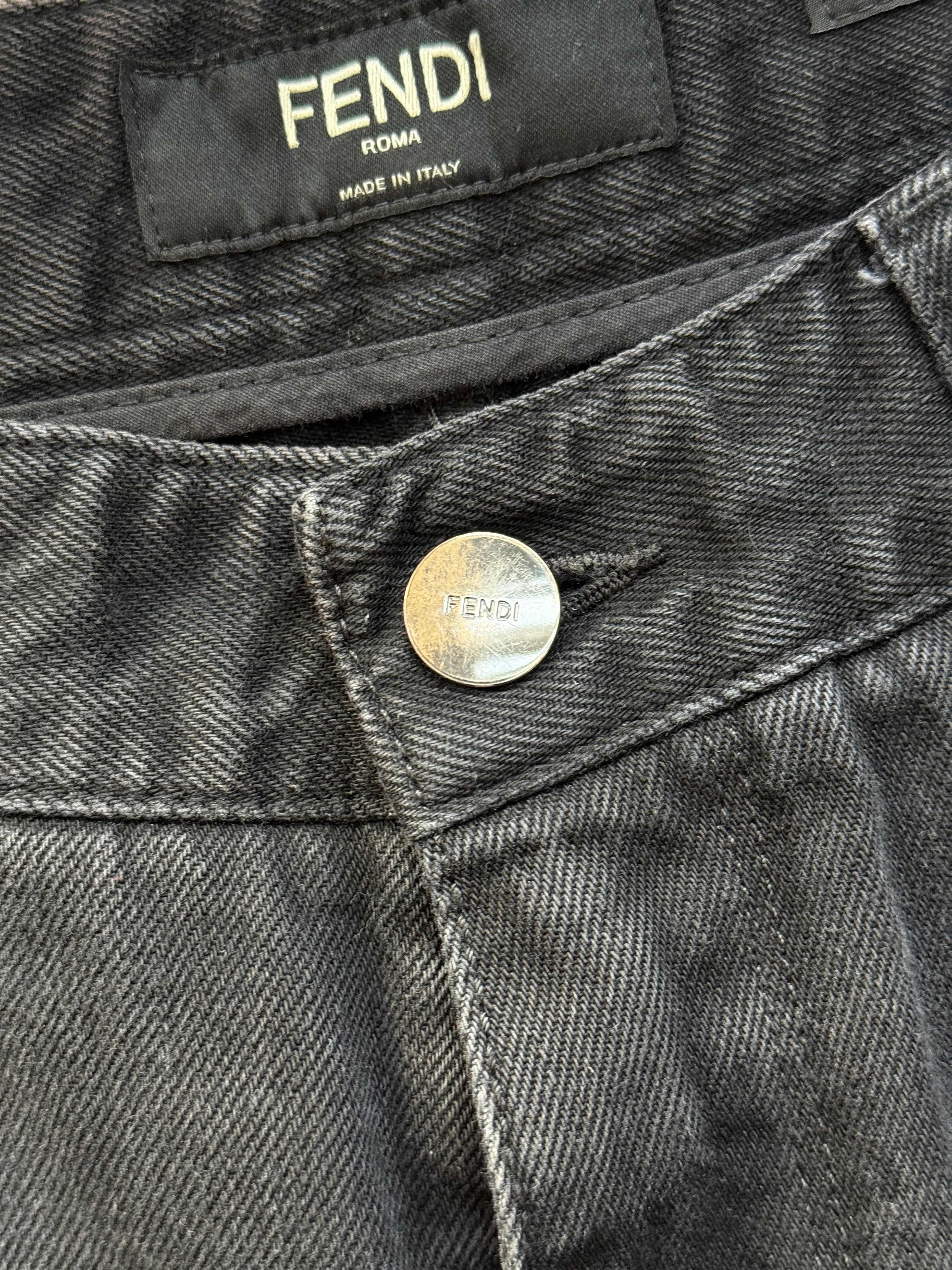 Fendi Fendi black men`s jeans Size US 36 / EU 52 - 5 Thumbnail