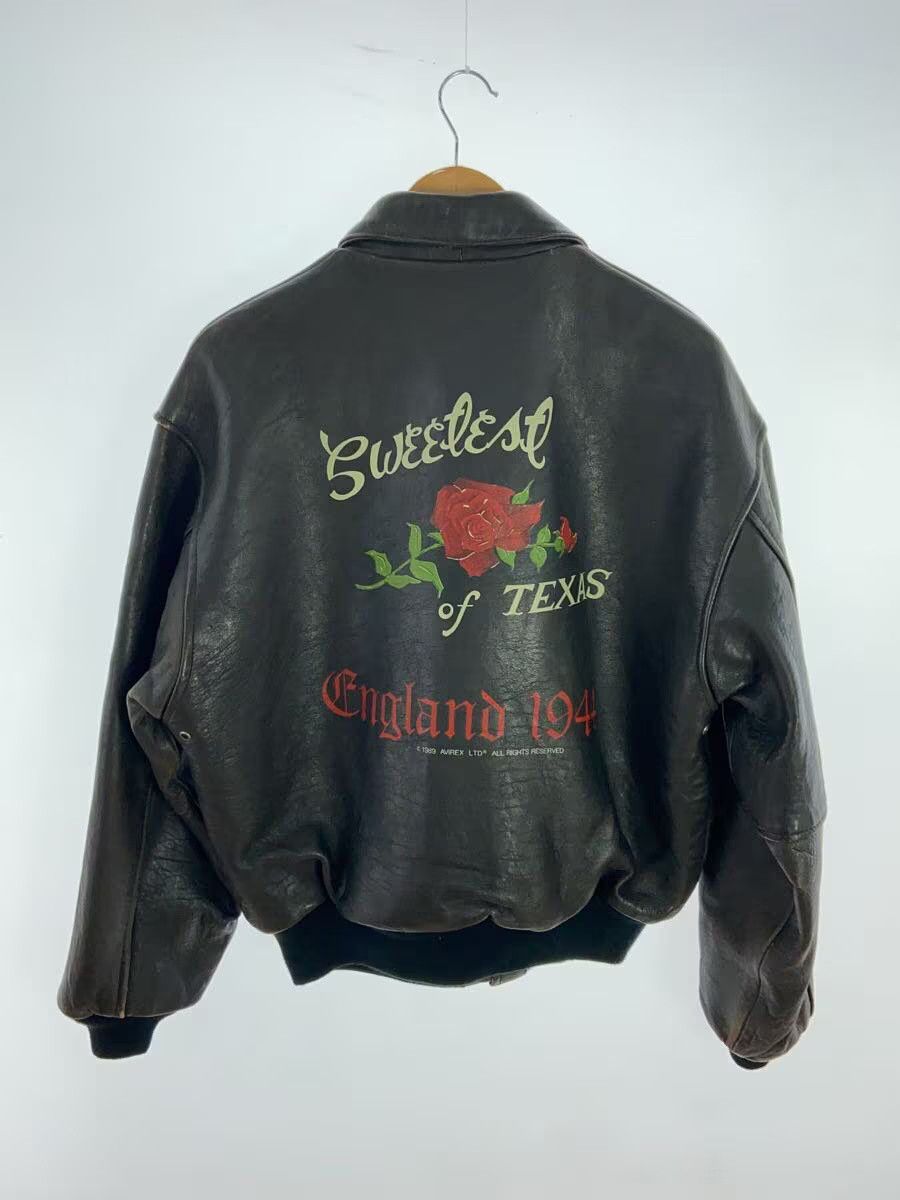 Avirex Avirex Leather Jacket Blouson Size US M / EU 48-50 / 2 - 2 Thumbnail