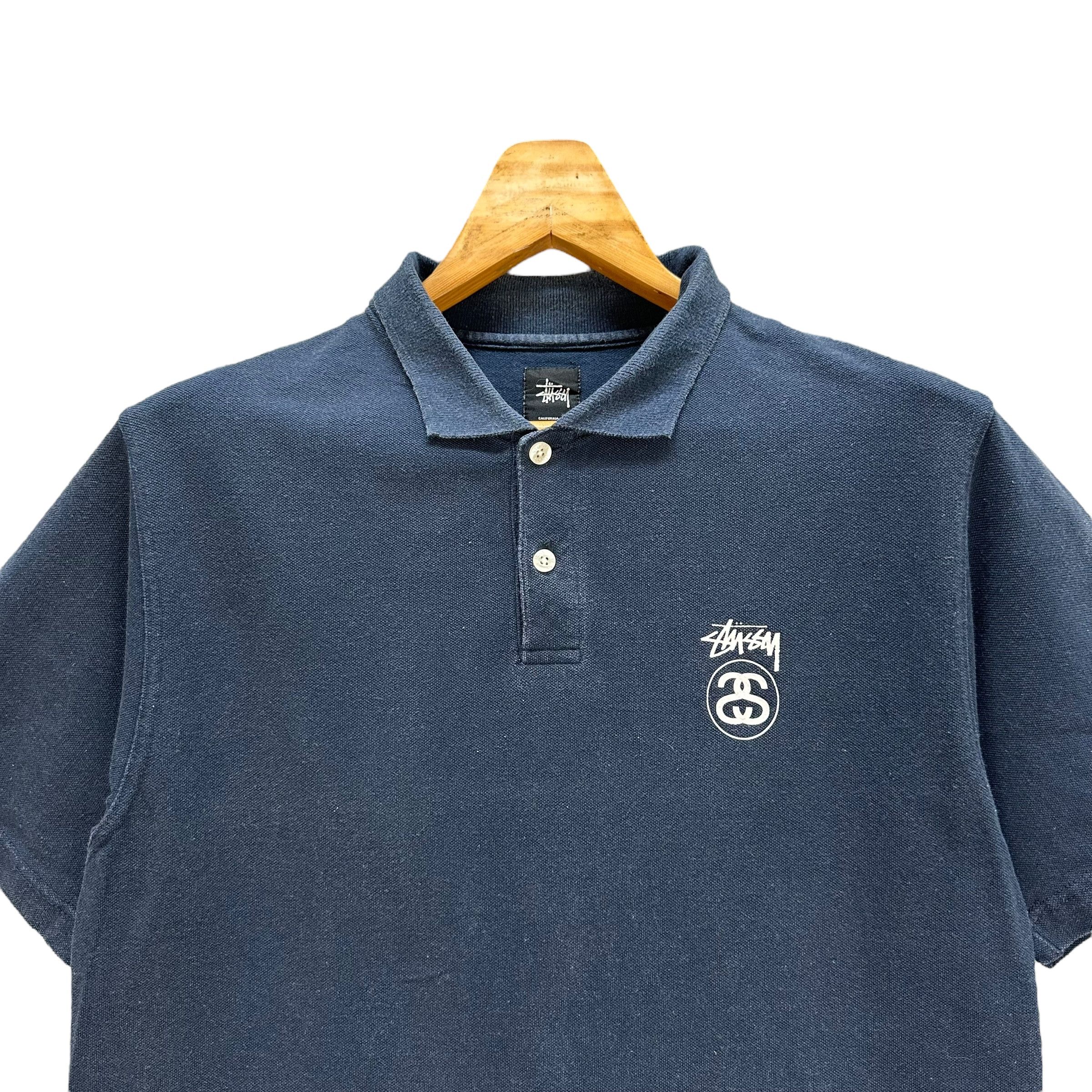 Stussy STUSSY Big Logo Polo Shirt #A6-0142 Size US S / EU 44-46 / 1 - 4 Thumbnail