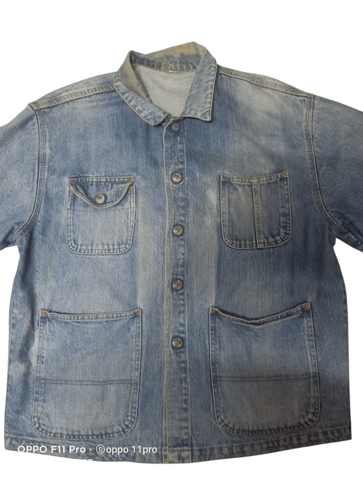 Japanese Brand 🌟Vintage Bobson Chore Denim Jacket Men 🌟 Size US L / EU 52-54 / 3 - 3 Thumbnail