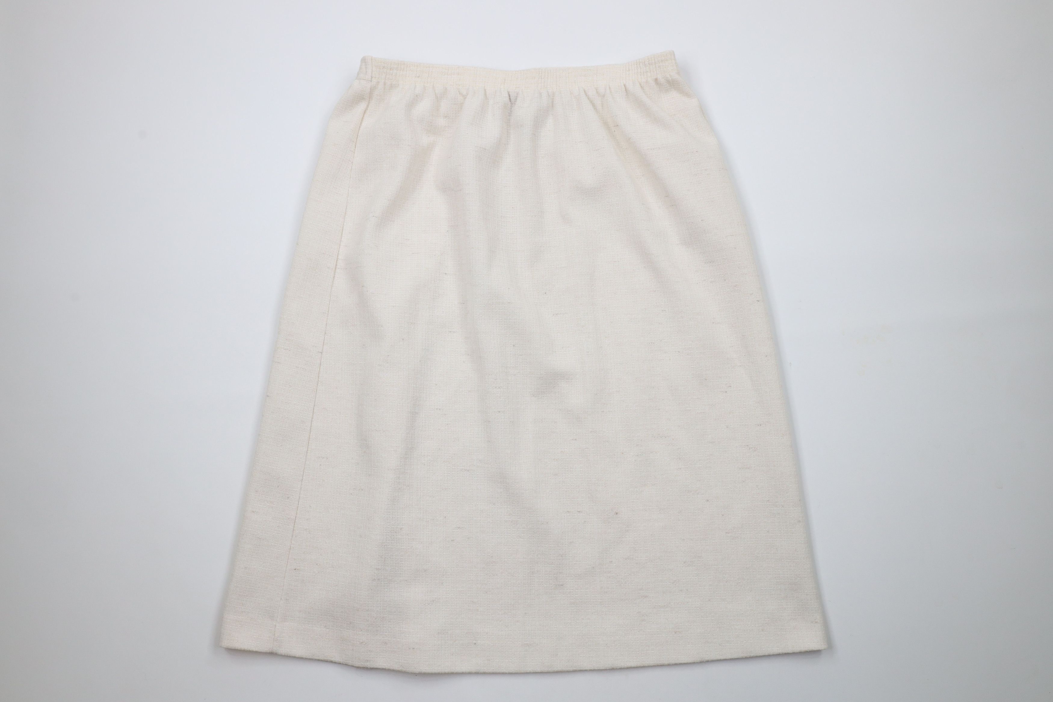 Vintage Vintage 90s Streetwear Blank Knit Full Length Skirt Size 40" / US 18 - 8 Thumbnail