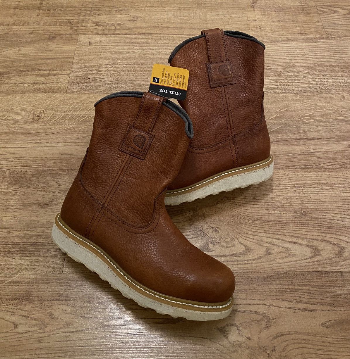 Carhartt Carhartt Steel Toe Leather Boots x Streetwear x Vintage Size US 8 / EU 41 - 1 Thumbnail