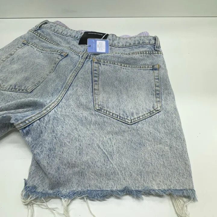 Alexander Wang Alexander Wang Logo Denim Shorts for Women - Size 27" / US 4 / IT 40 - 9 Thumbnail