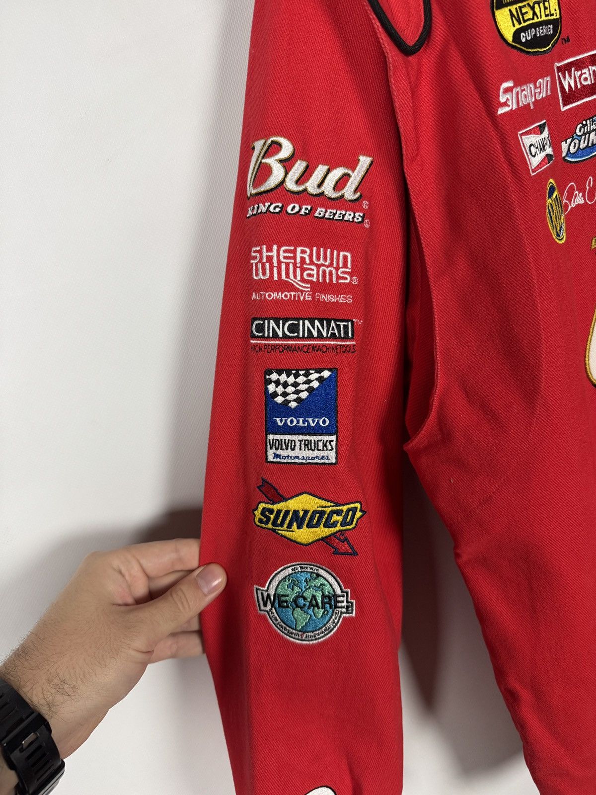 Formula 1 Vintage Chase Dale Earnhardt Jr Budweiser NASCAR Jacket XL Size US XL / EU 56 / 4 - 6 Thumbnail