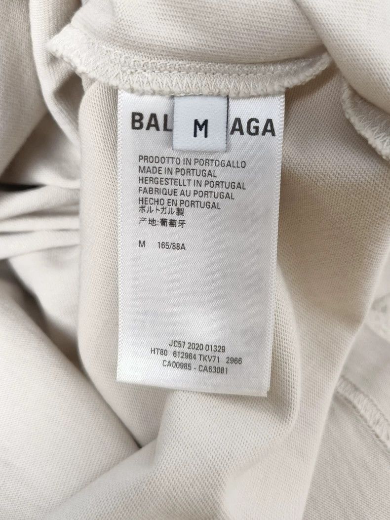 Balenciaga Balenciaga Crown wheat spike embroidered logo short sleeve Size US M / EU 48-50 / 2 - 4 Thumbnail