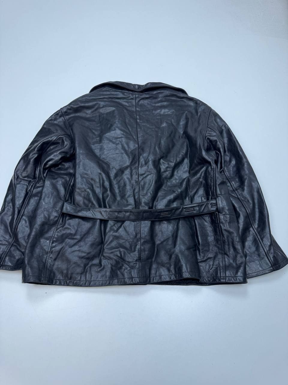 Vintage vintage leather men's jacket 90s Size US XL / EU 56 / 4 - 8 Thumbnail