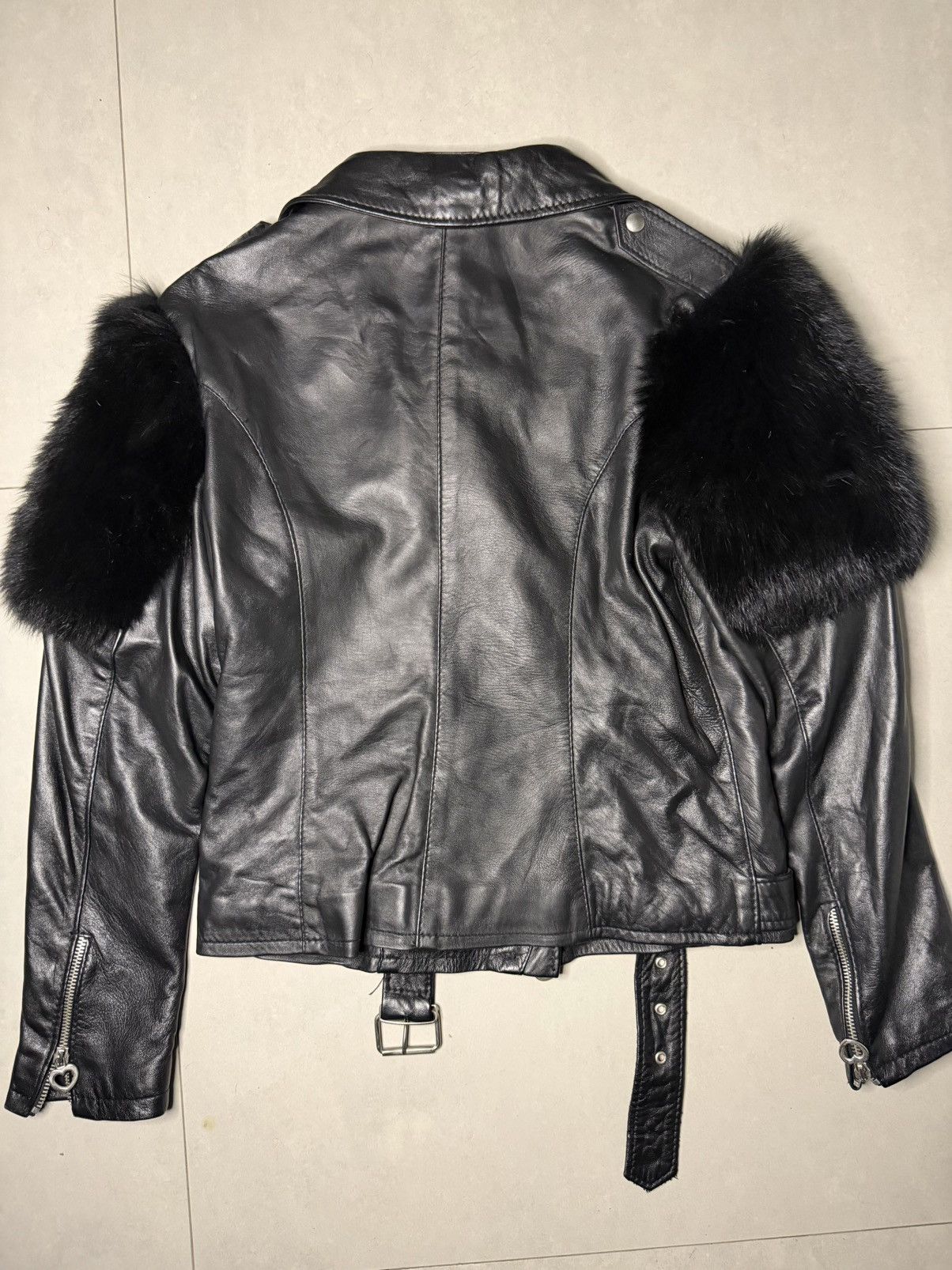 Other Italian Real Leather Jacket — Size L Size L / US 10 / IT 46 - 5 Thumbnail
