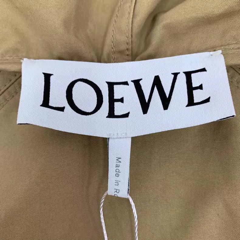 Loewe Loewe Brown cotton hooded zip long sleeve jacket Size XS / US 0-2 / IT 36-38 - 5 Thumbnail