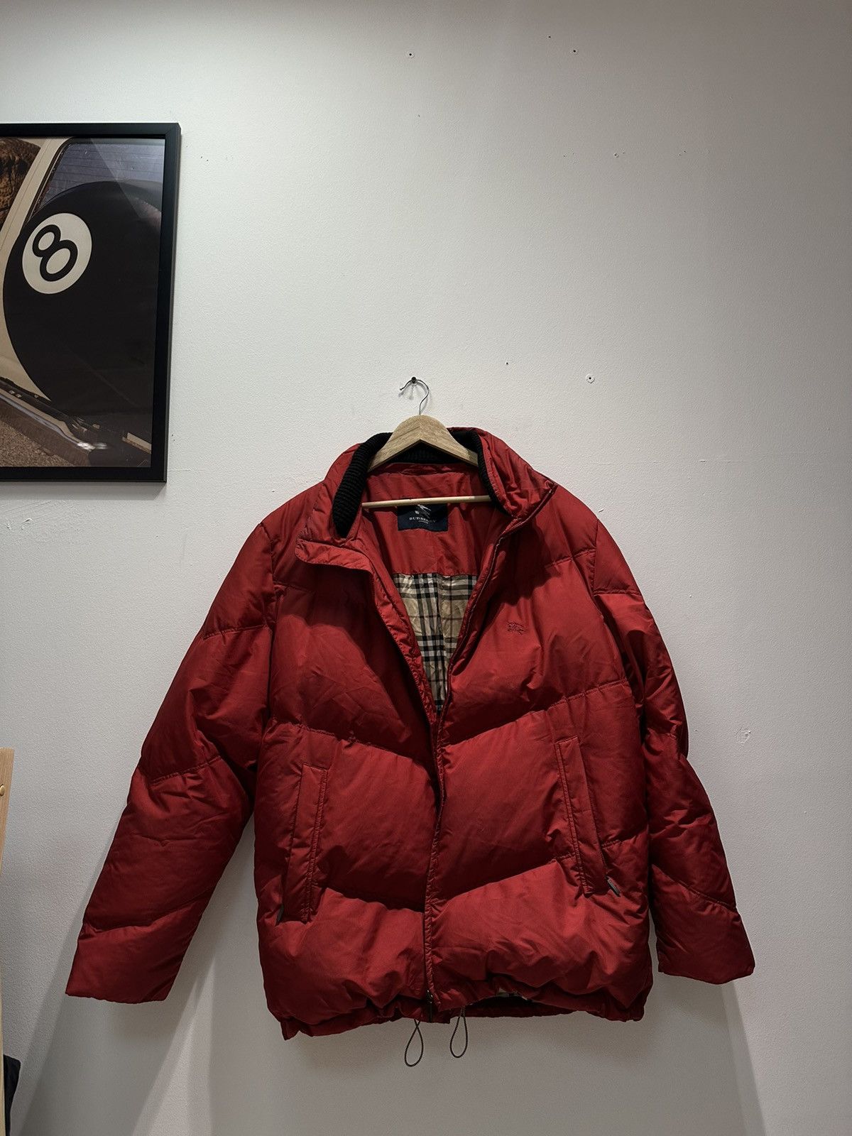 Burberry down puffer jacket vintage
