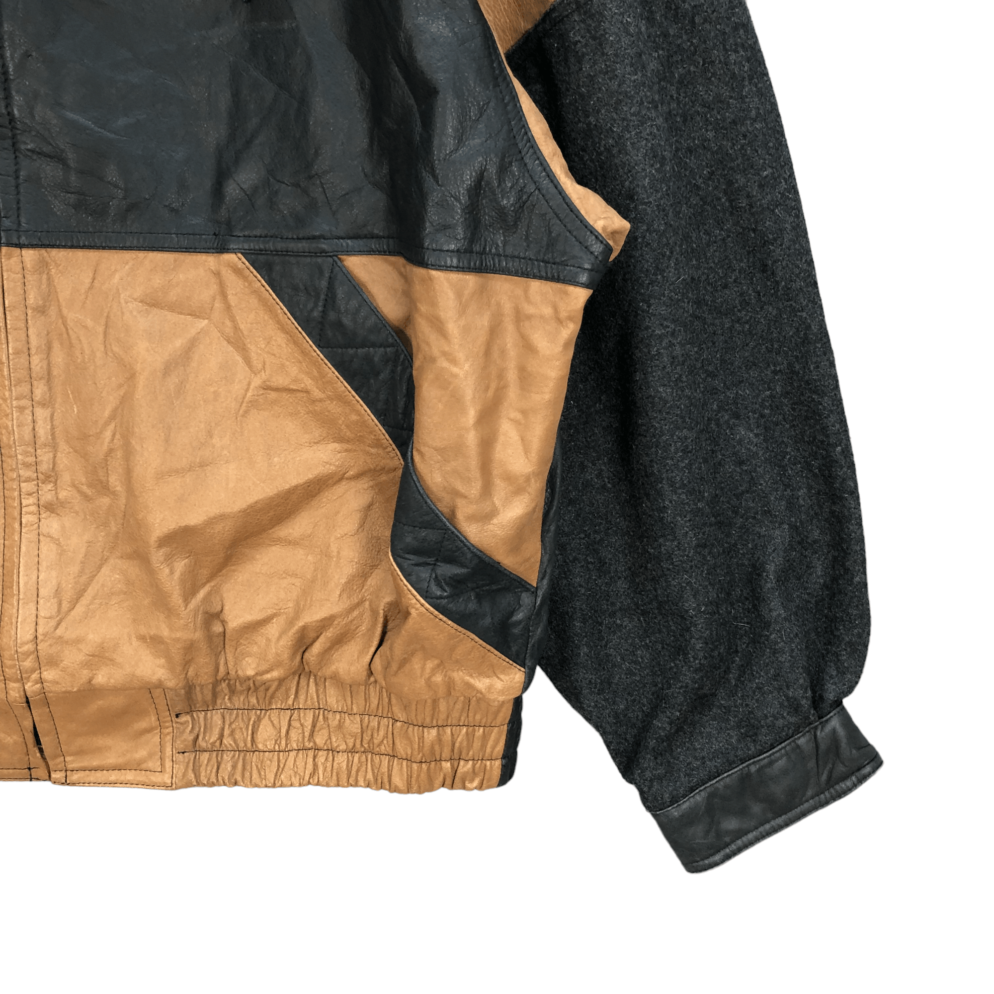 Japanese Brand J ELKINS BY ALAMO UOMO UCLA BRUINS WOOL LEATHER JACKET #6343 Size US XL / EU 56 / 4 - 11 Thumbnail