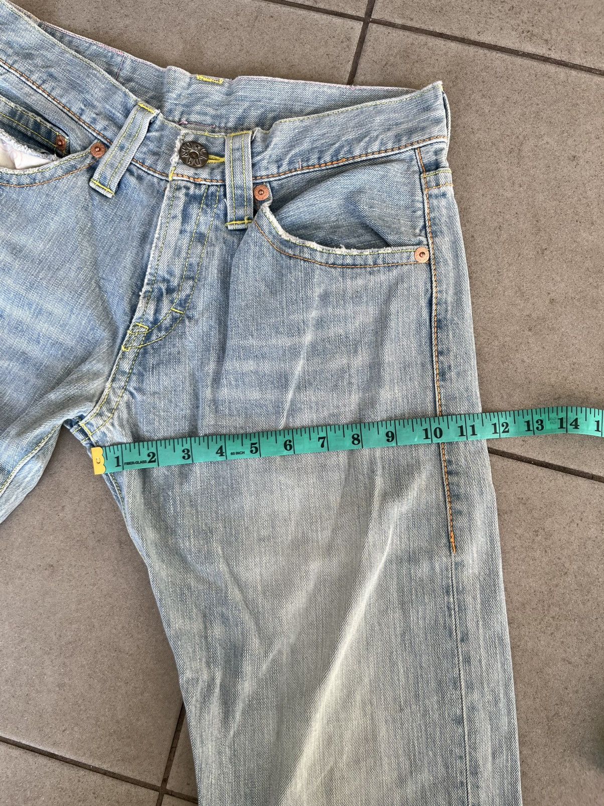 Japanese Brand Vintage CO & LU Iconic Japanese Brand Faded Blue Jeans Size US 26 / EU 42 - 22 Thumbnail